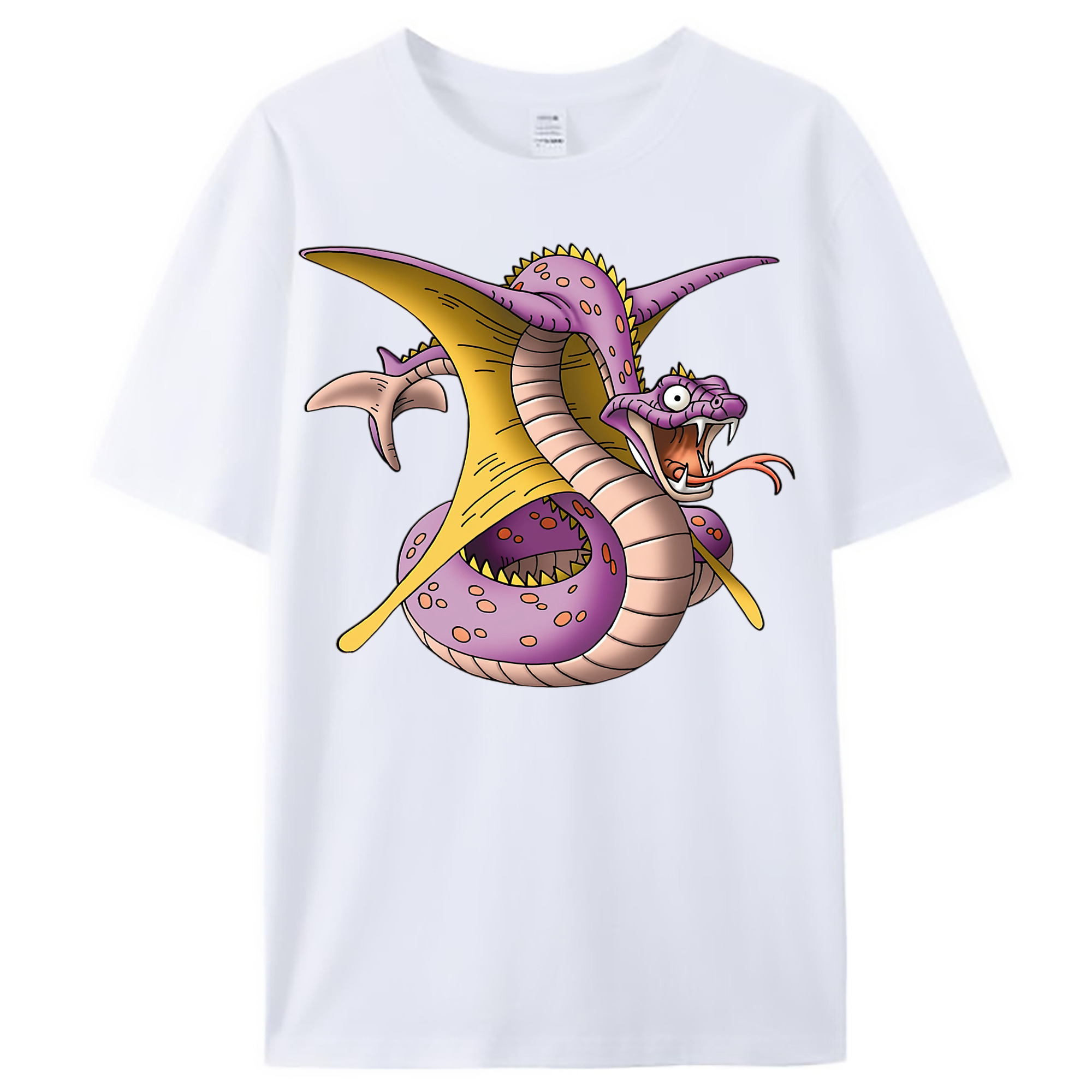 （画像用） ドラゴンクエスト Doragon Kuesuto Dragon Quest レディースカジュアルプリントTシャツ（綿100％）
