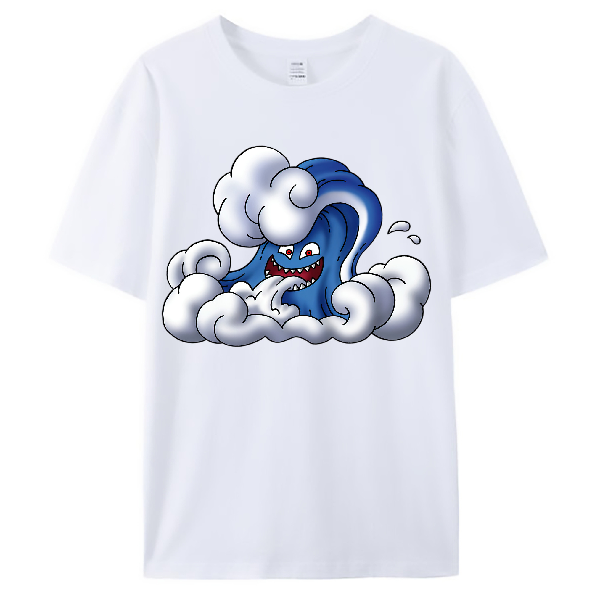 （画像用） ドラゴンクエスト Doragon Kuesuto Dragon Quest レディースカジュアルプリントTシャツ（綿100％）