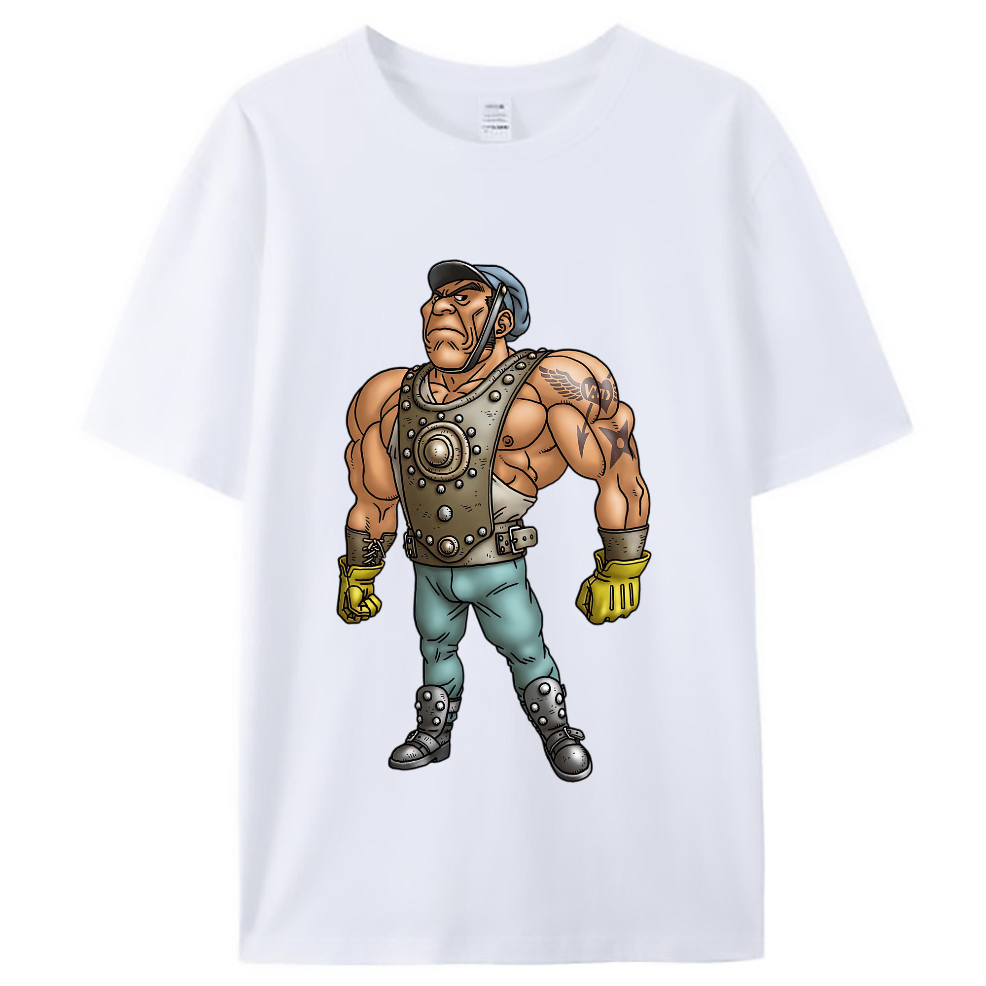 （画像用） ドラゴンクエスト Doragon Kuesuto Dragon Quest レディースカジュアルプリントTシャツ（綿100％）