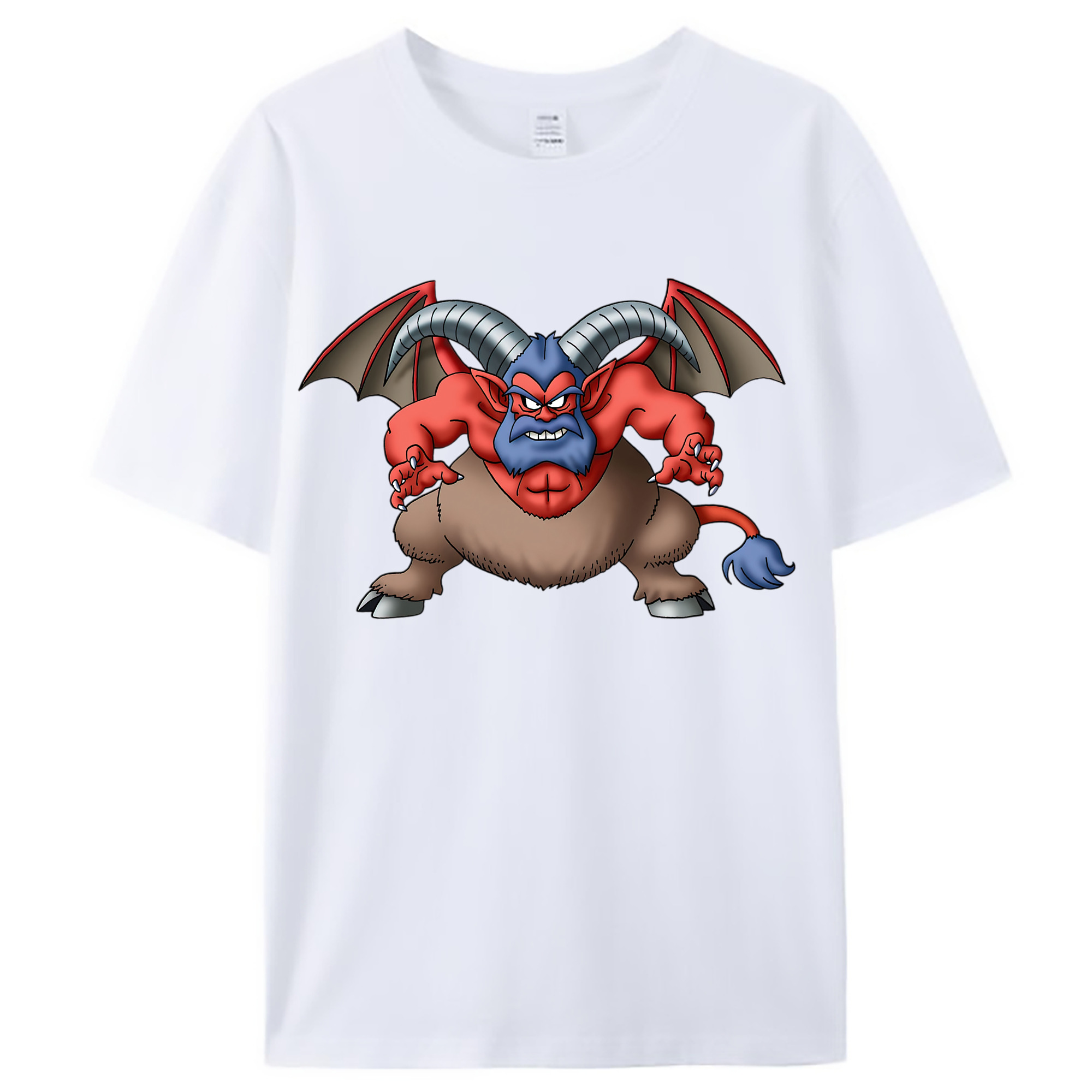 （画像用） ドラゴンクエスト Doragon Kuesuto Dragon Quest レディースカジュアルプリントTシャツ（綿100％）