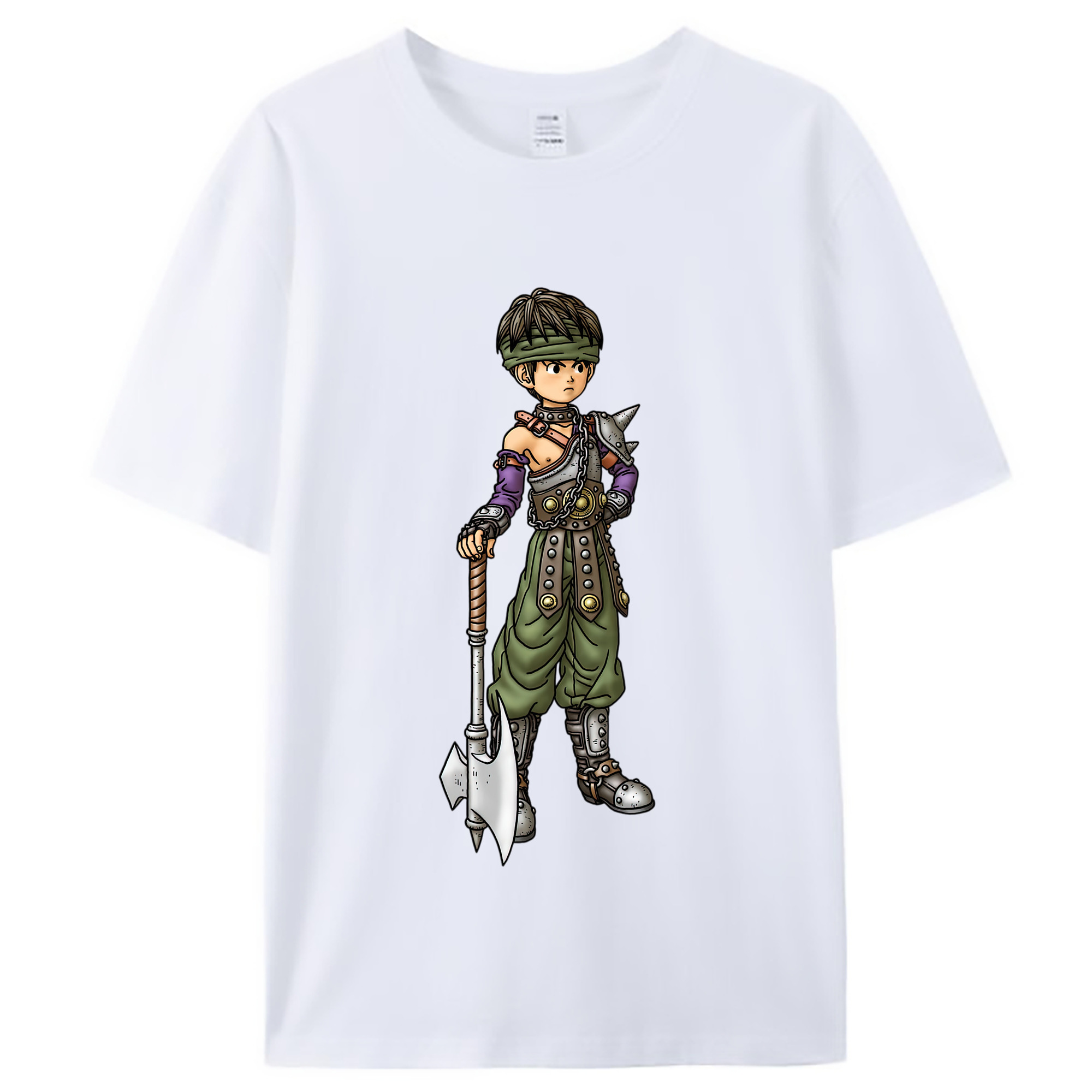 （画像用） ドラゴンクエスト Doragon Kuesuto Dragon Quest レディースカジュアルプリントTシャツ（綿100％）
