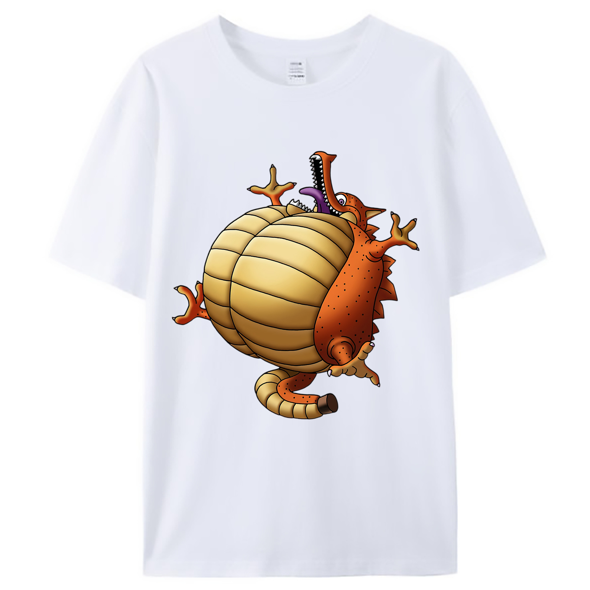 （画像用） ドラゴンクエスト Doragon Kuesuto Dragon Quest レディースカジュアルプリントTシャツ（綿100％）