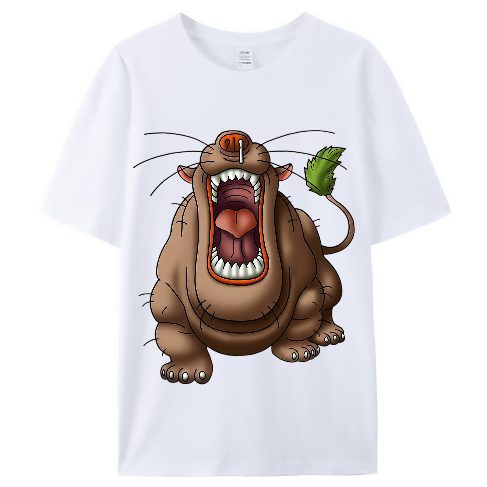 （画像用） ドラゴンクエスト Doragon Kuesuto Dragon Quest レディースカジュアルプリントTシャツ（綿100％）