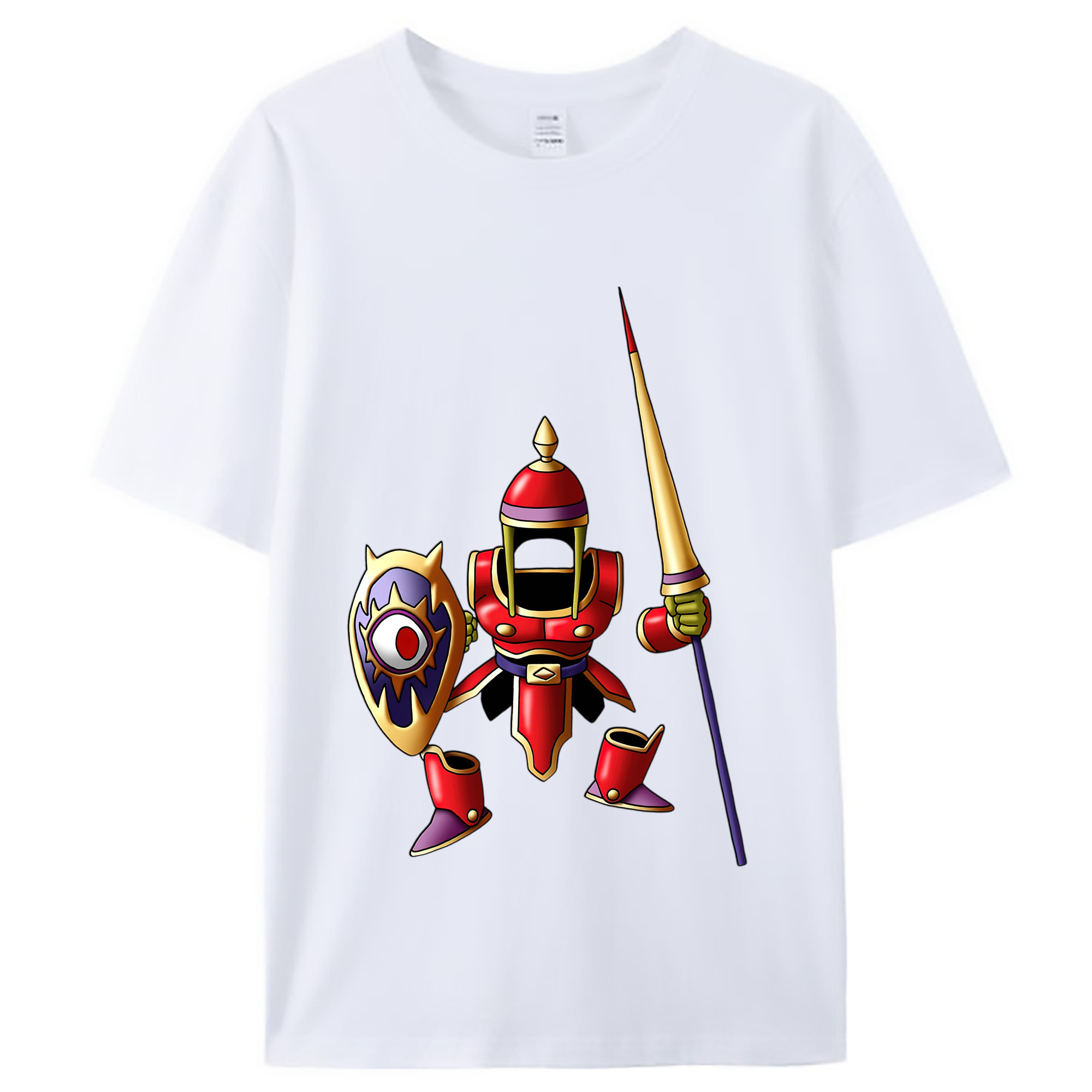 （画像用） ドラゴンクエスト Doragon Kuesuto Dragon Quest レディースカジュアルプリントTシャツ（綿100％）