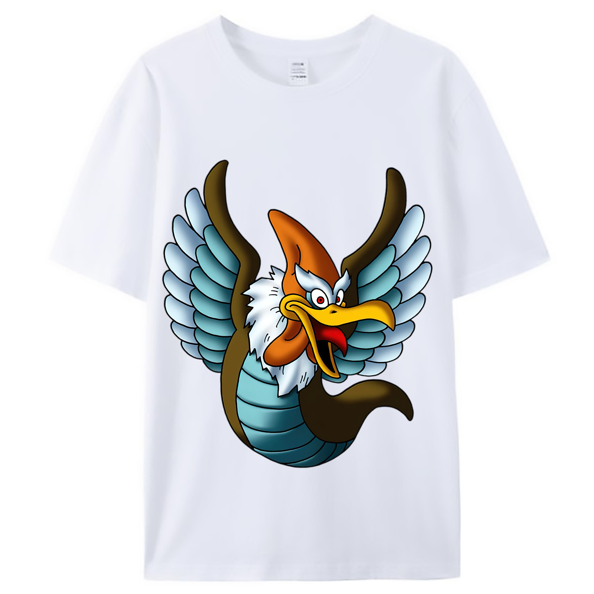 （画像用） ドラゴンクエスト Doragon Kuesuto Dragon Quest レディースカジュアルプリントTシャツ（綿100％）