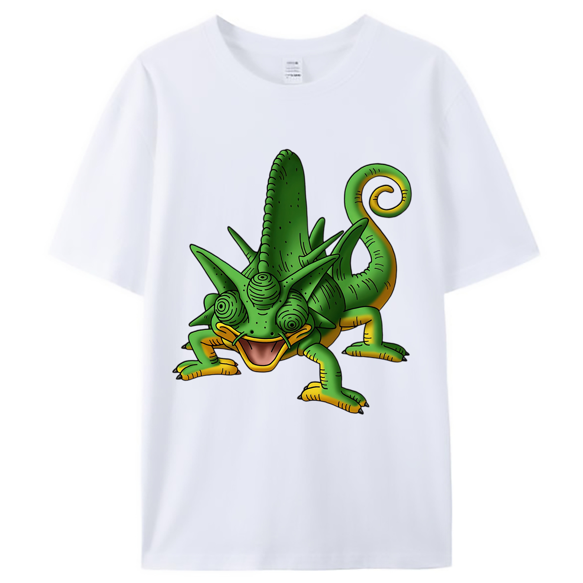 （画像用） ドラゴンクエスト Doragon Kuesuto Dragon Quest レディースカジュアルプリントTシャツ（綿100％）