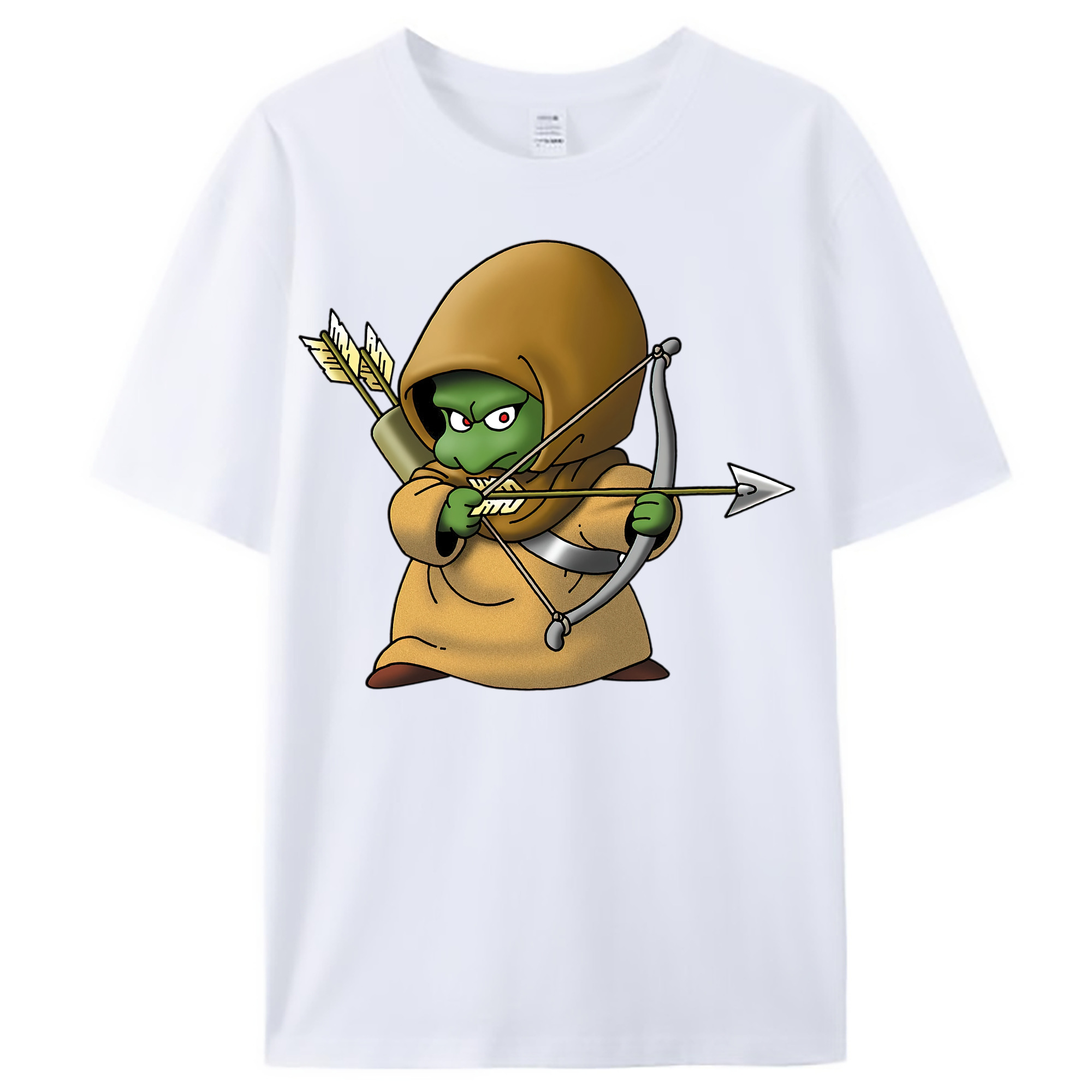 （画像用） ドラゴンクエスト Doragon Kuesuto Dragon Quest レディースカジュアルプリントTシャツ（綿100％）