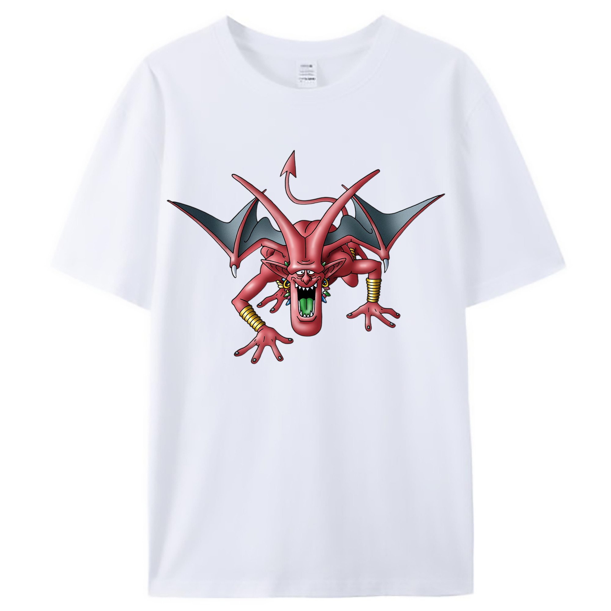 （画像用） ドラゴンクエスト Doragon Kuesuto Dragon Quest レディースカジュアルプリントTシャツ（綿100％）
