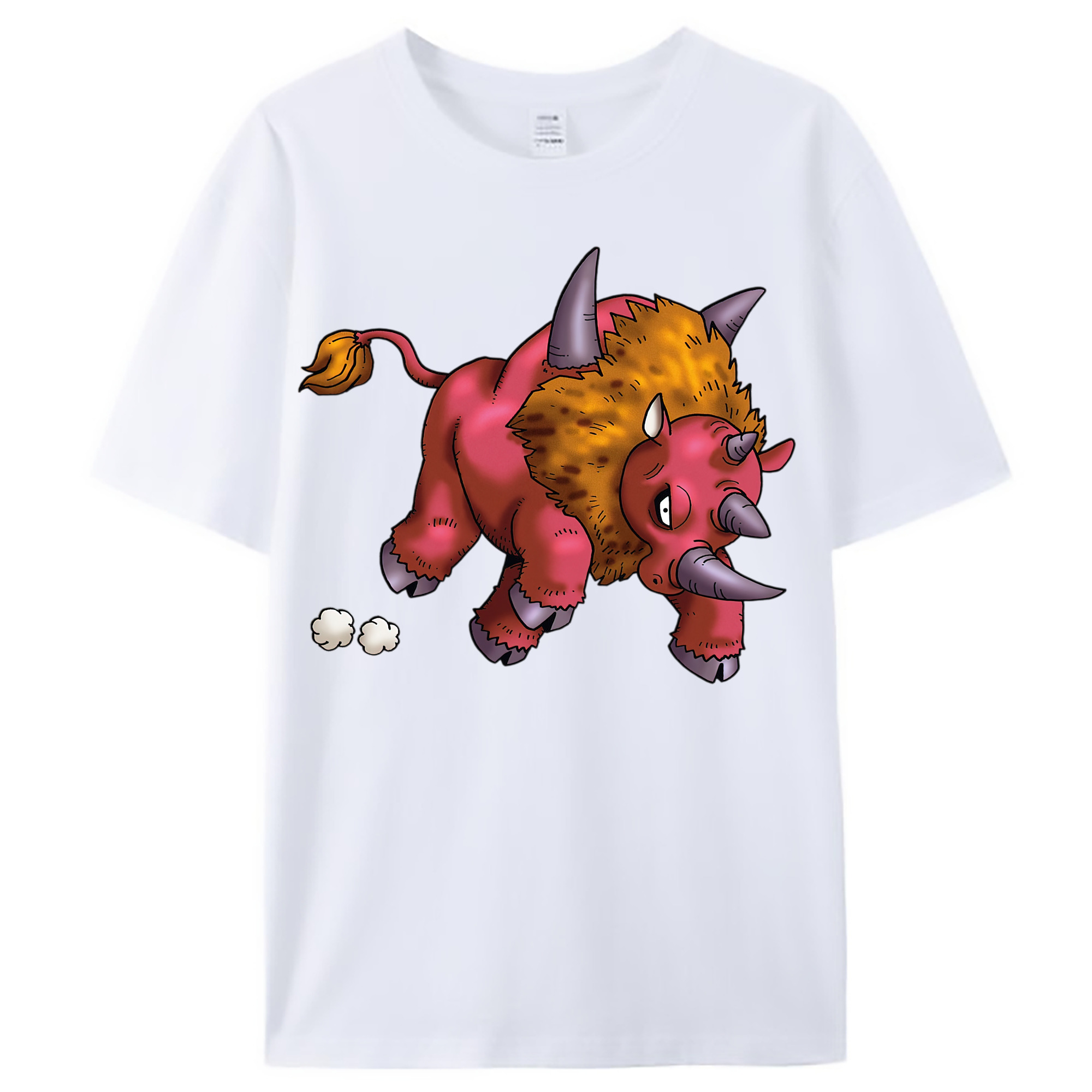 （画像用） ドラゴンクエスト Doragon Kuesuto Dragon Quest レディースカジュアルプリントTシャツ（綿100％）