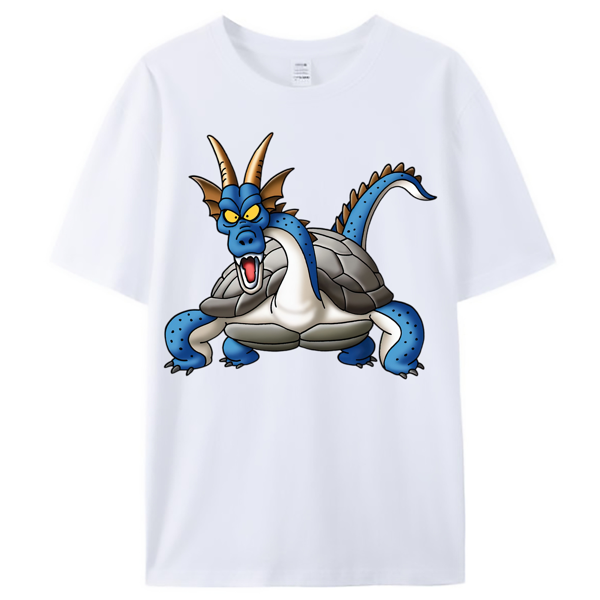 （画像用） ドラゴンクエスト Doragon Kuesuto Dragon Quest レディースカジュアルプリントTシャツ（綿100％）