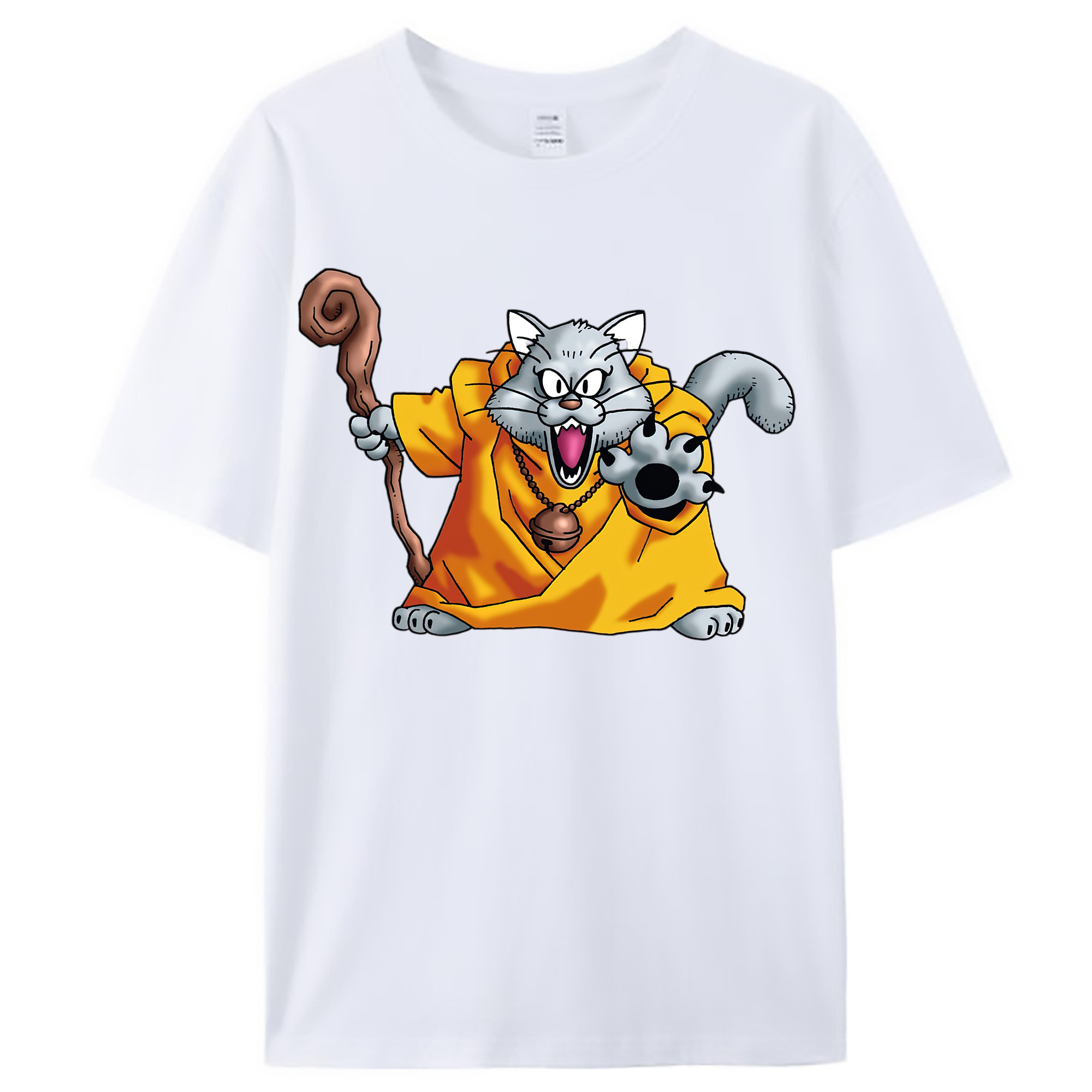 （画像用） ドラゴンクエスト Doragon Kuesuto Dragon Quest レディースカジュアルプリントTシャツ（綿100％）