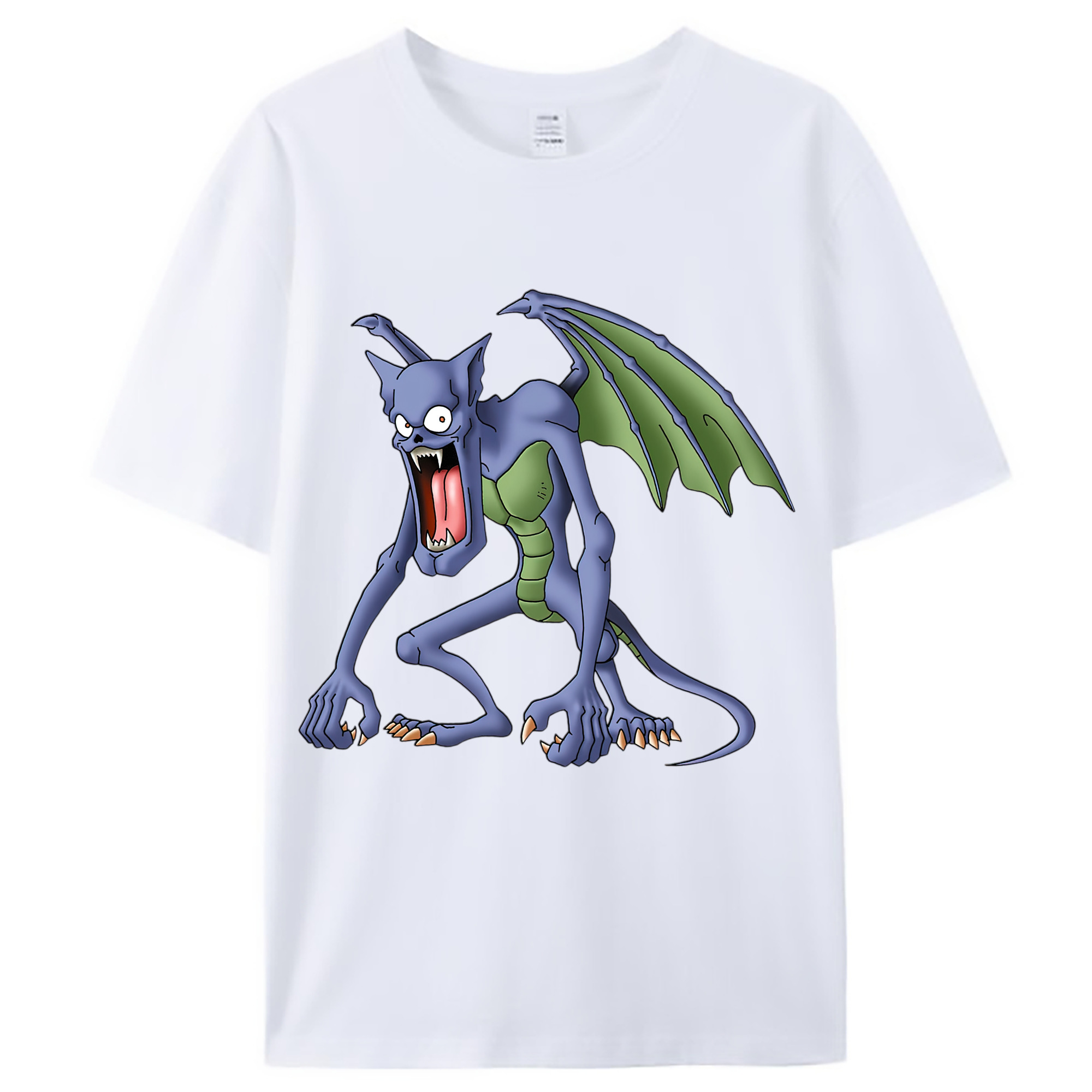 （画像用） ドラゴンクエスト Doragon Kuesuto Dragon Quest レディースカジュアルプリントTシャツ（綿100％）