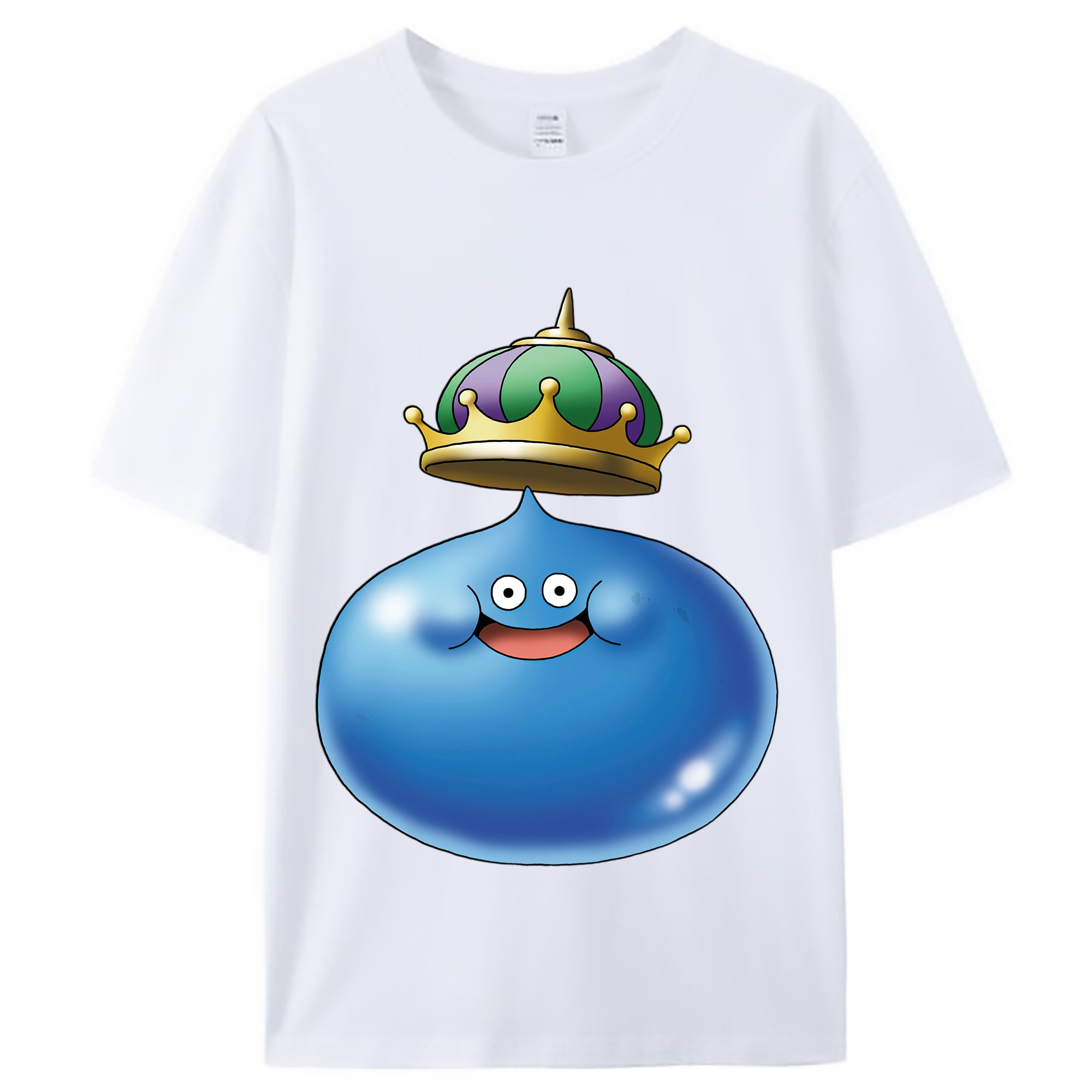 （画像用） ドラゴンクエスト Doragon Kuesuto Dragon Quest レディースカジュアルプリントTシャツ（綿100％）
