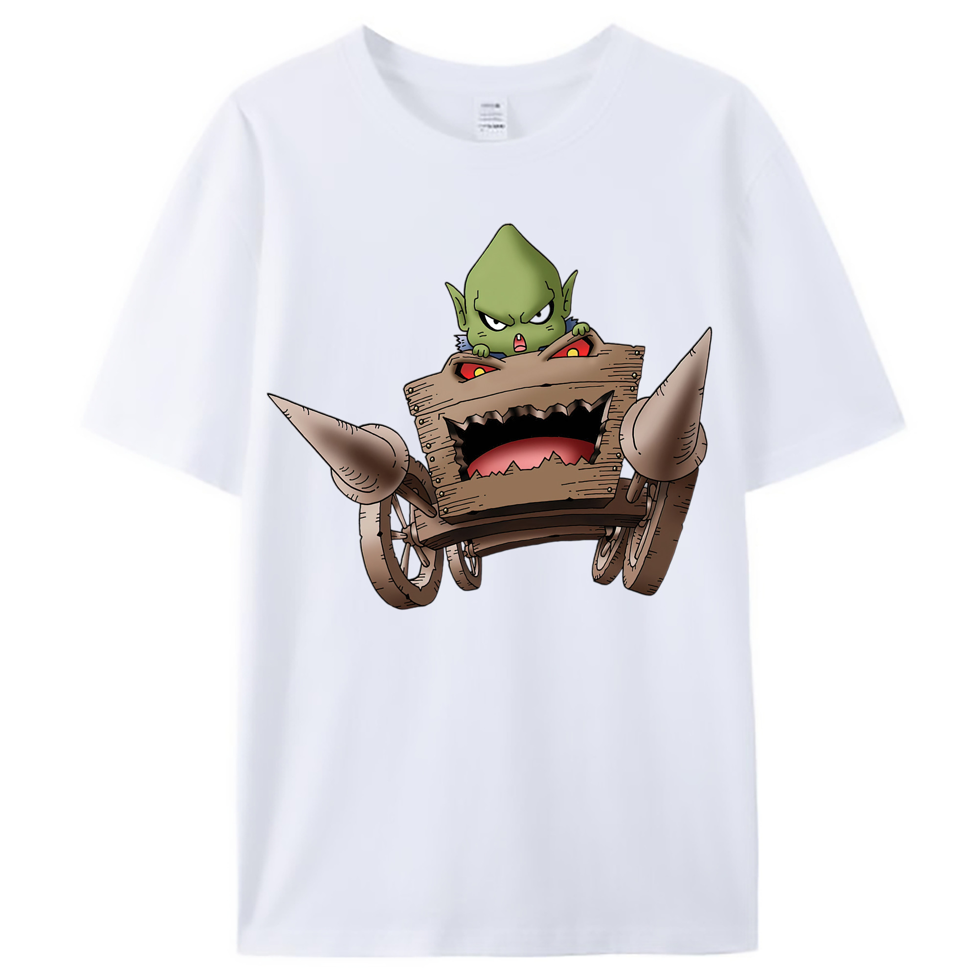 （画像用） ドラゴンクエスト Doragon Kuesuto Dragon Quest レディースカジュアルプリントTシャツ（綿100％）