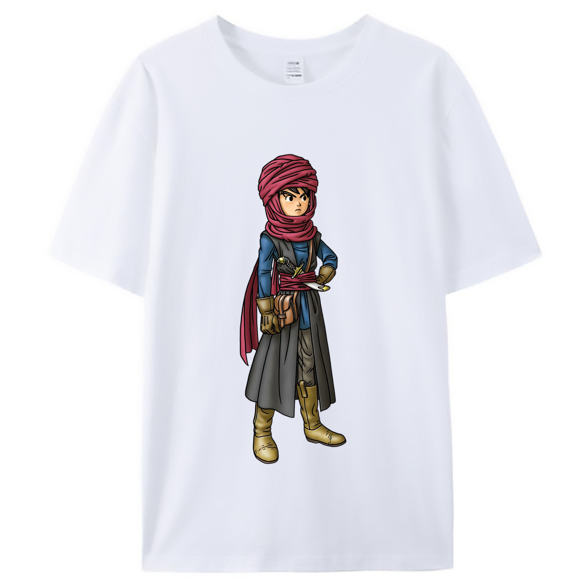 （画像用） ドラゴンクエスト Doragon Kuesuto Dragon Quest レディースカジュアルプリントTシャツ（綿100％）
