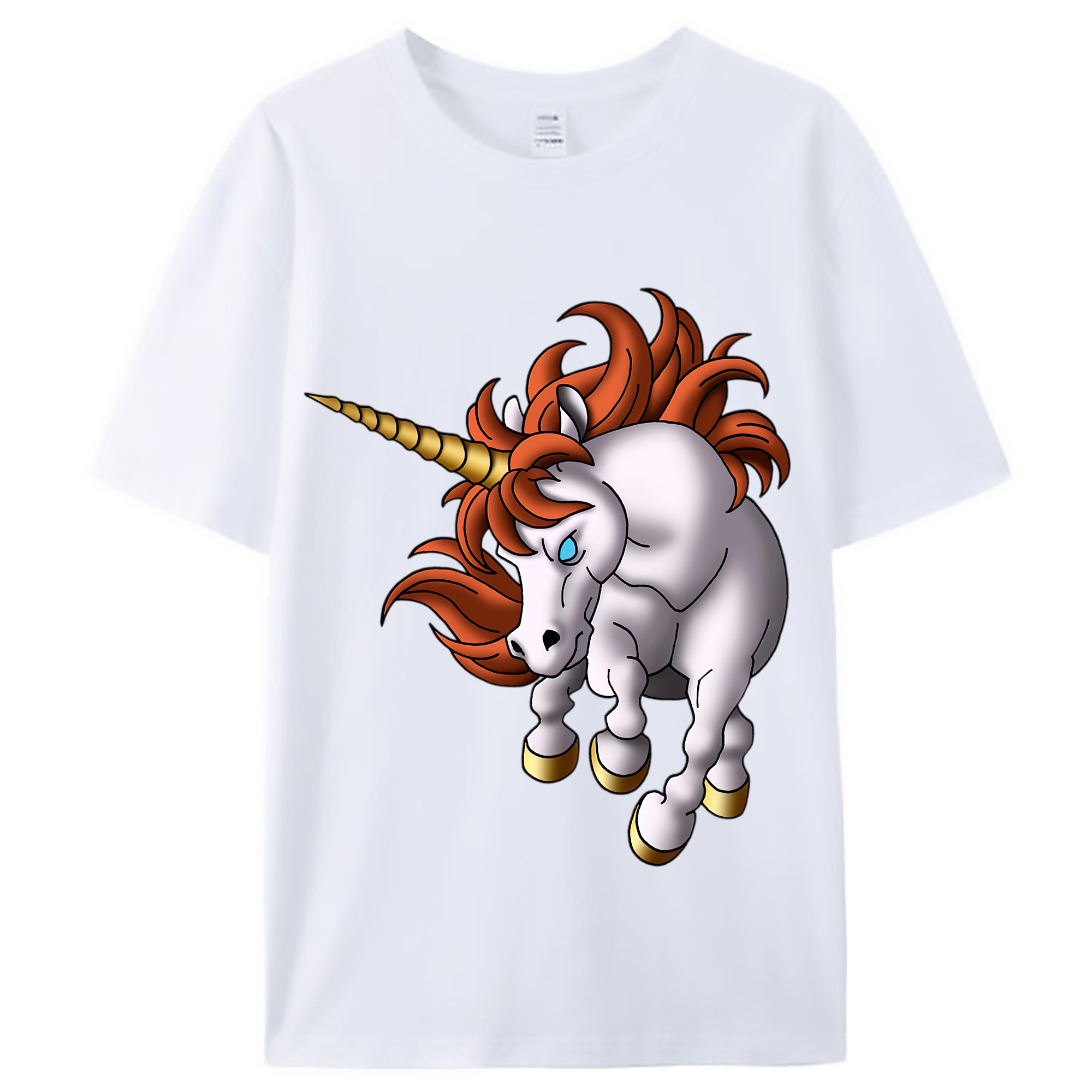 （画像用） ドラゴンクエスト Doragon Kuesuto Dragon Quest レディースカジュアルプリントTシャツ（綿100％）