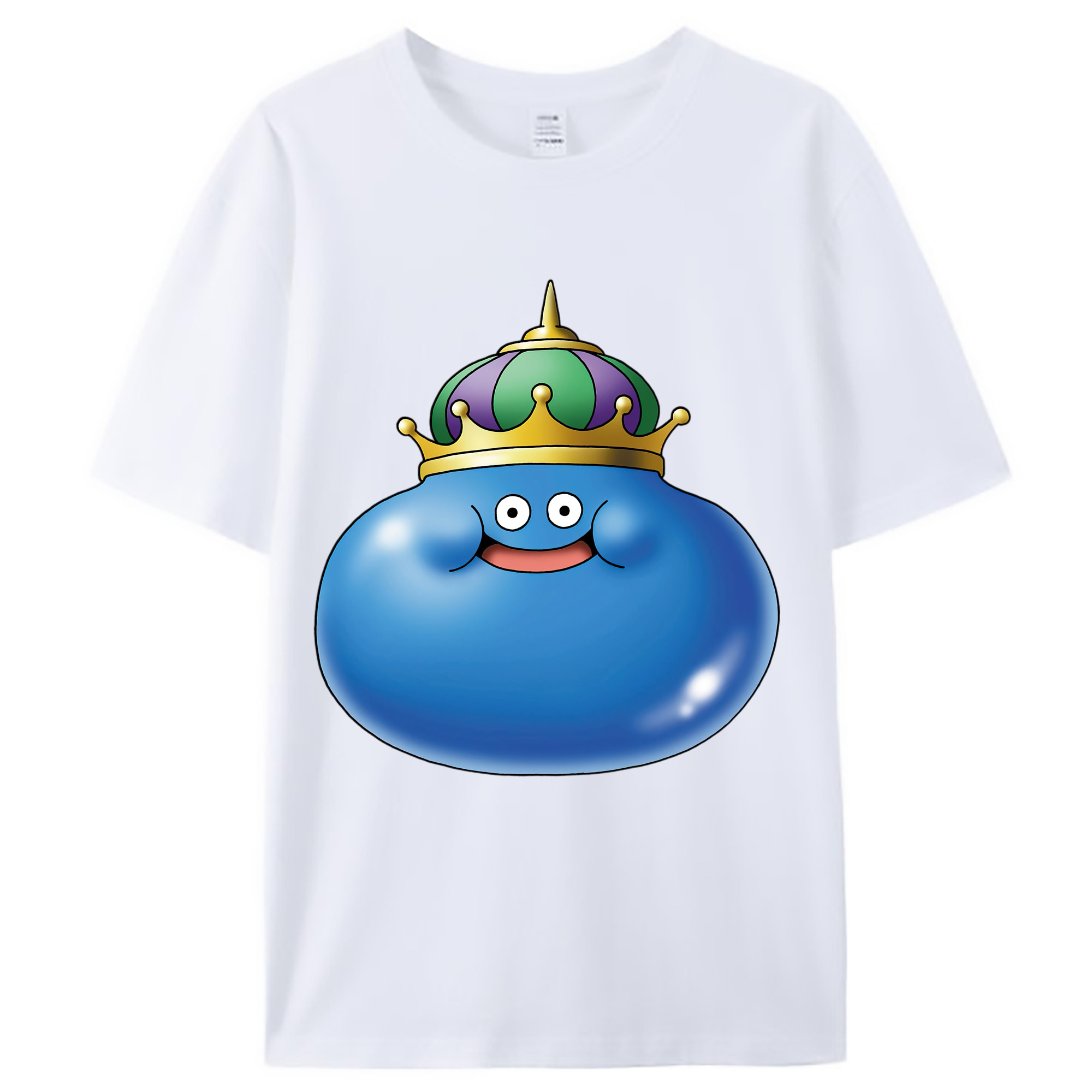 （画像用） ドラゴンクエスト Doragon Kuesuto Dragon Quest レディースカジュアルプリントTシャツ（綿100％）