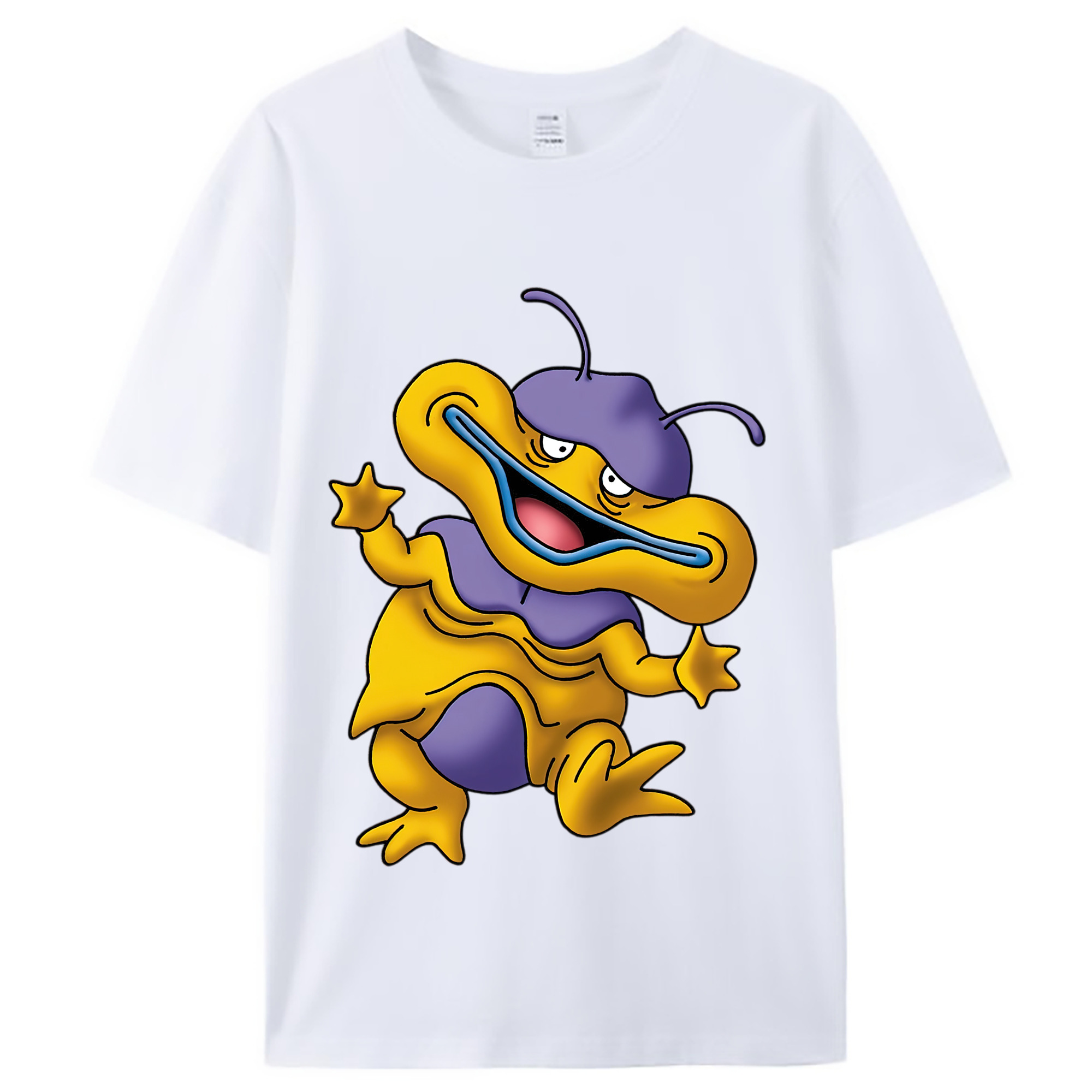 （画像用） ドラゴンクエスト Doragon Kuesuto Dragon Quest レディースカジュアルプリントTシャツ（綿100％）