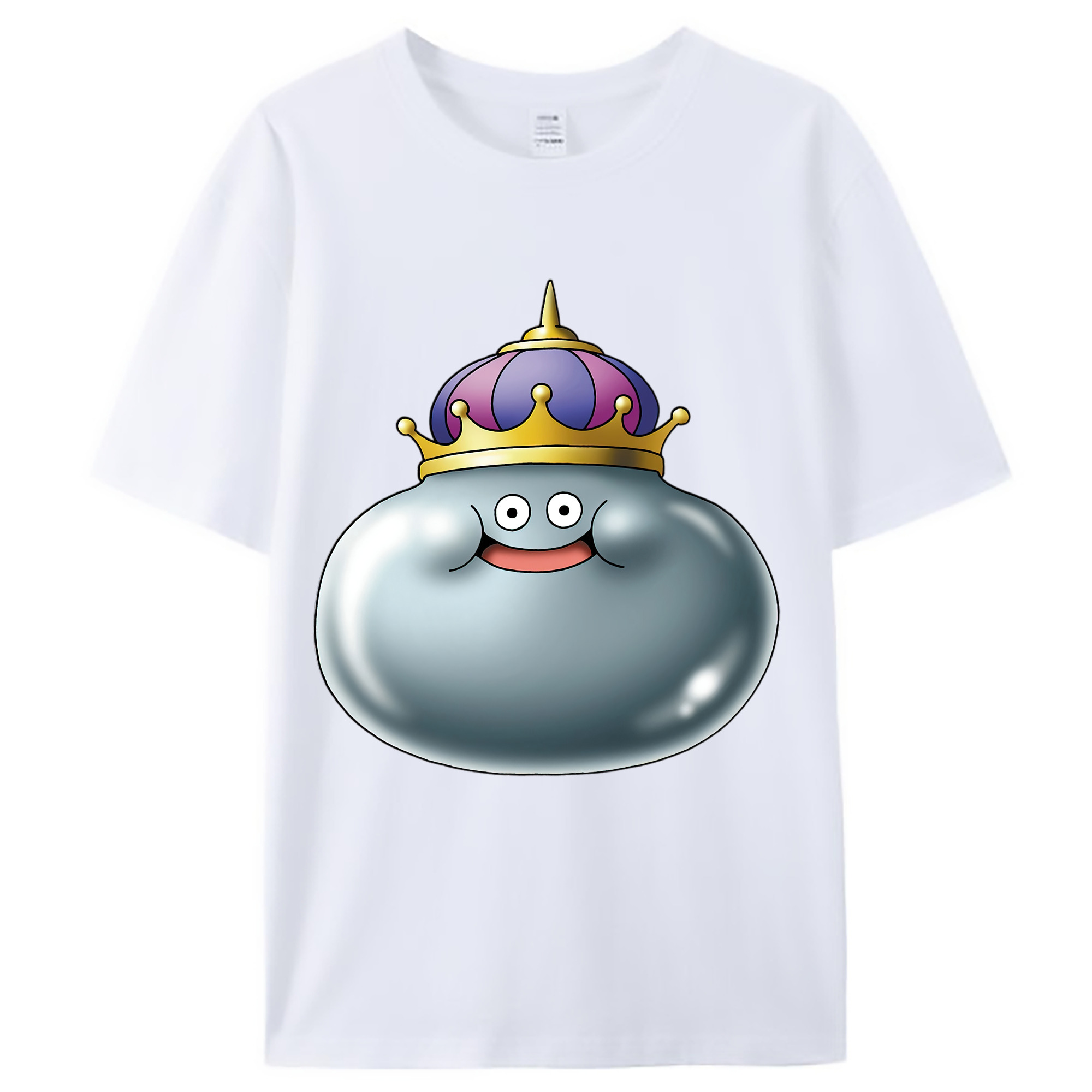 （画像用） ドラゴンクエスト Doragon Kuesuto Dragon Quest レディースカジュアルプリントTシャツ（綿100％）