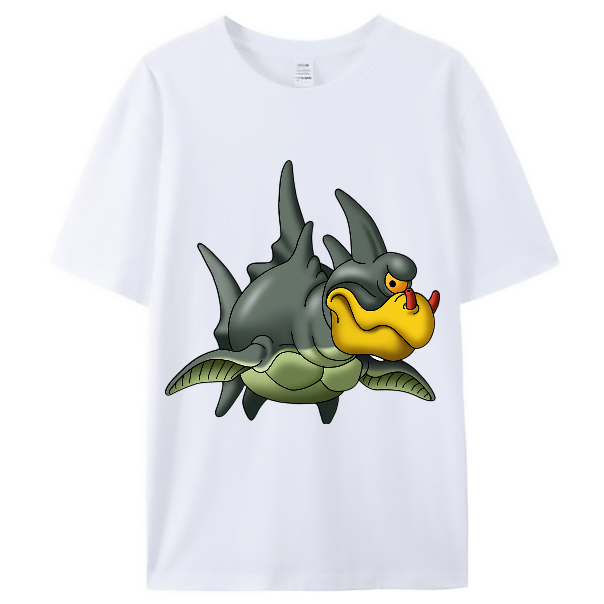 （画像用） ドラゴンクエスト Doragon Kuesuto Dragon Quest レディースカジュアルプリントTシャツ（綿100％）