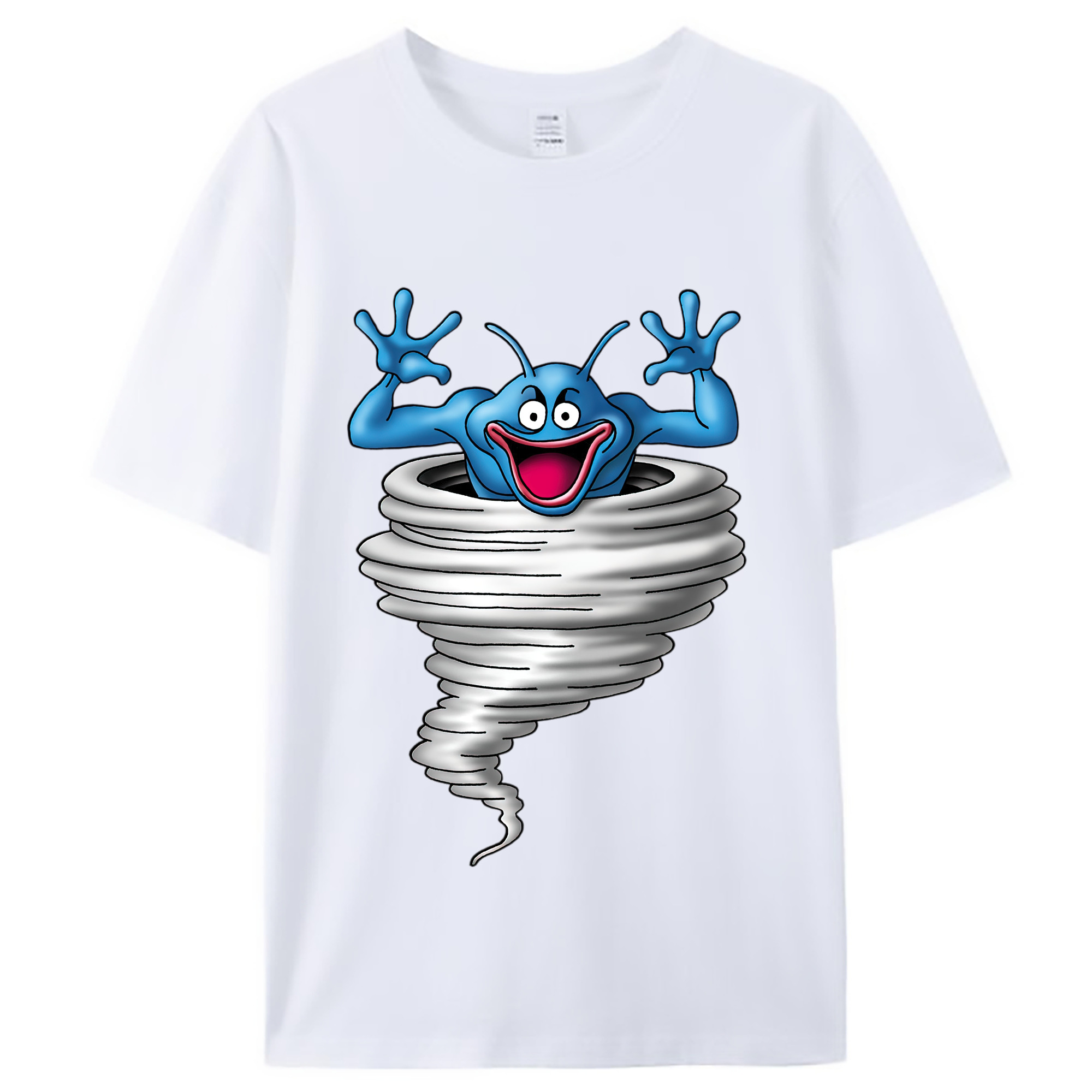 （画像用） ドラゴンクエスト Doragon Kuesuto Dragon Quest レディースカジュアルプリントTシャツ（綿100％）