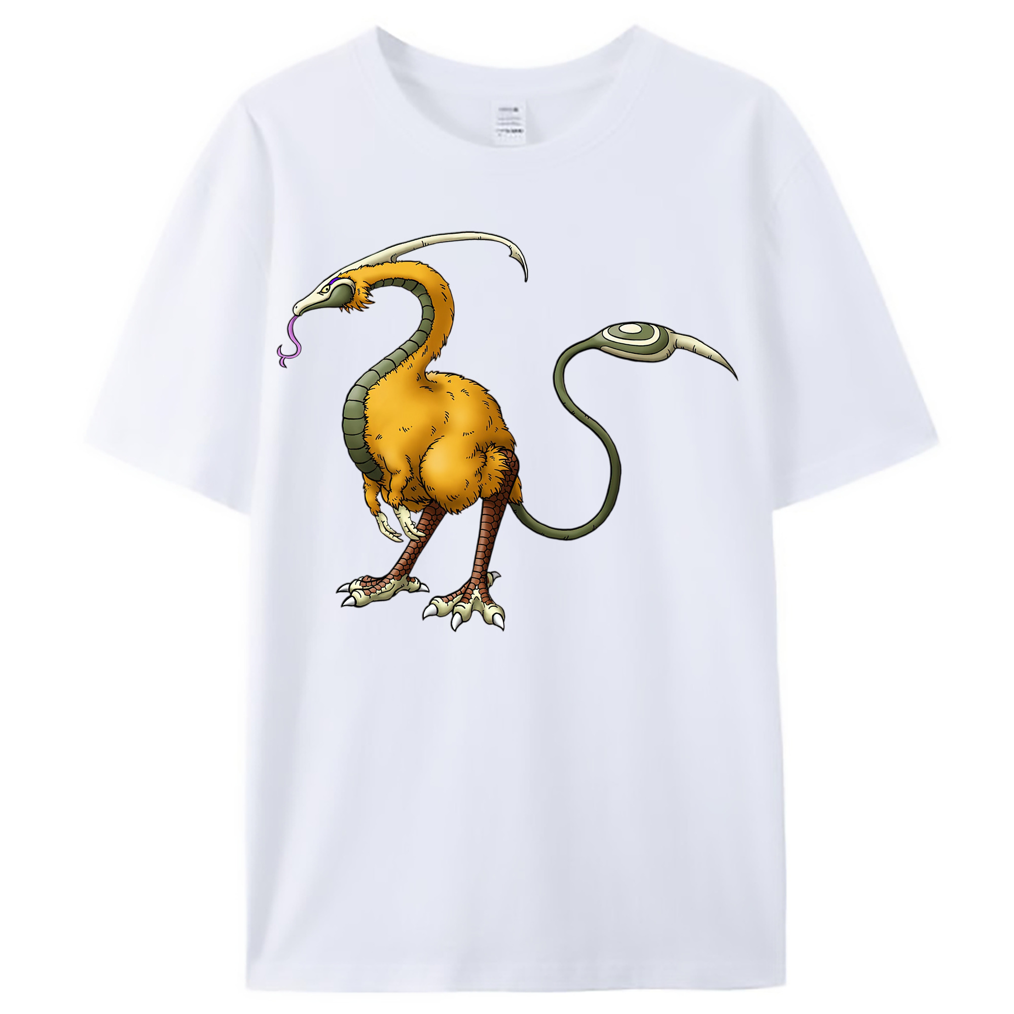 （画像用） ドラゴンクエスト Doragon Kuesuto Dragon Quest レディースカジュアルプリントTシャツ（綿100％）
