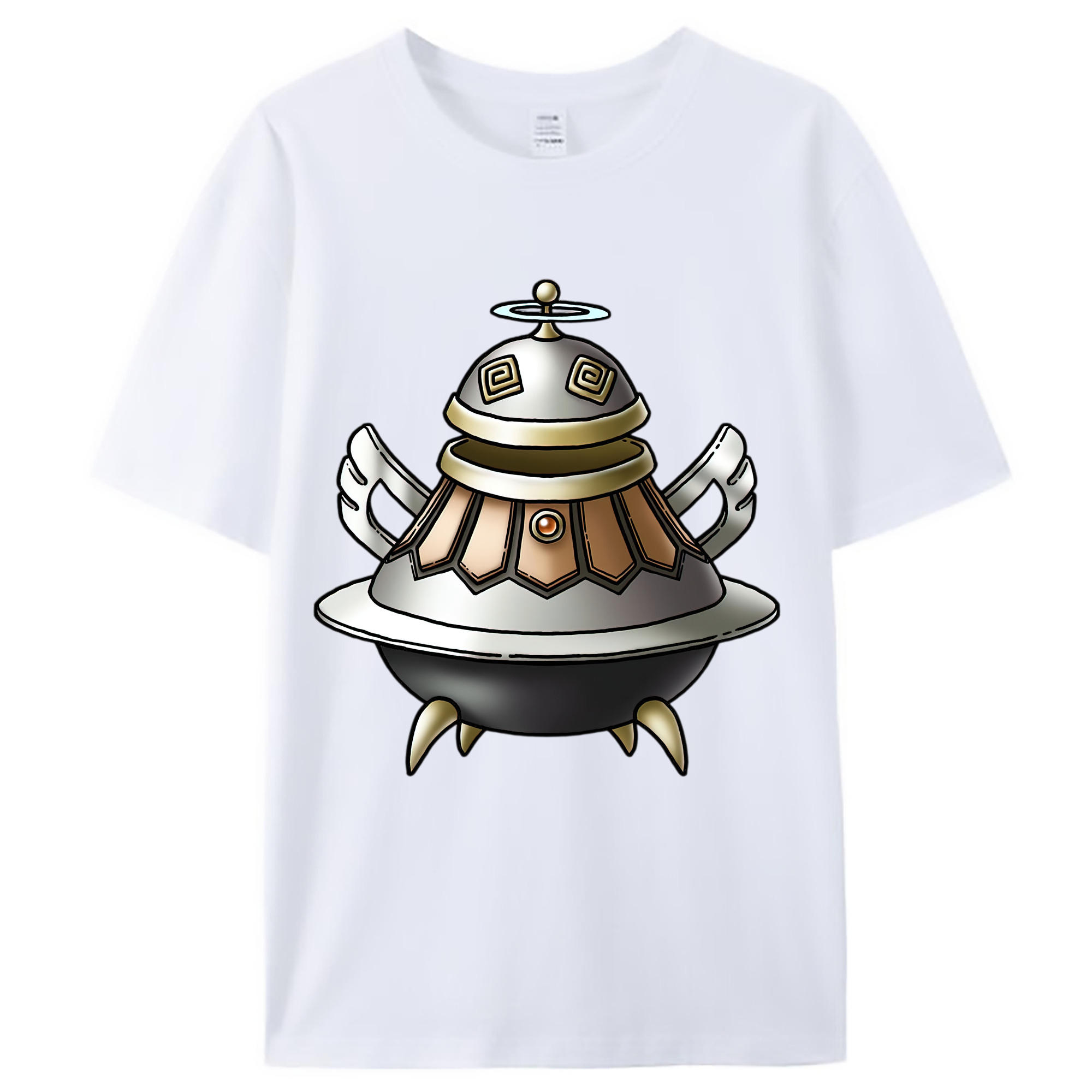 （画像用） ドラゴンクエスト Doragon Kuesuto Dragon Quest レディースカジュアルプリントTシャツ（綿100％）