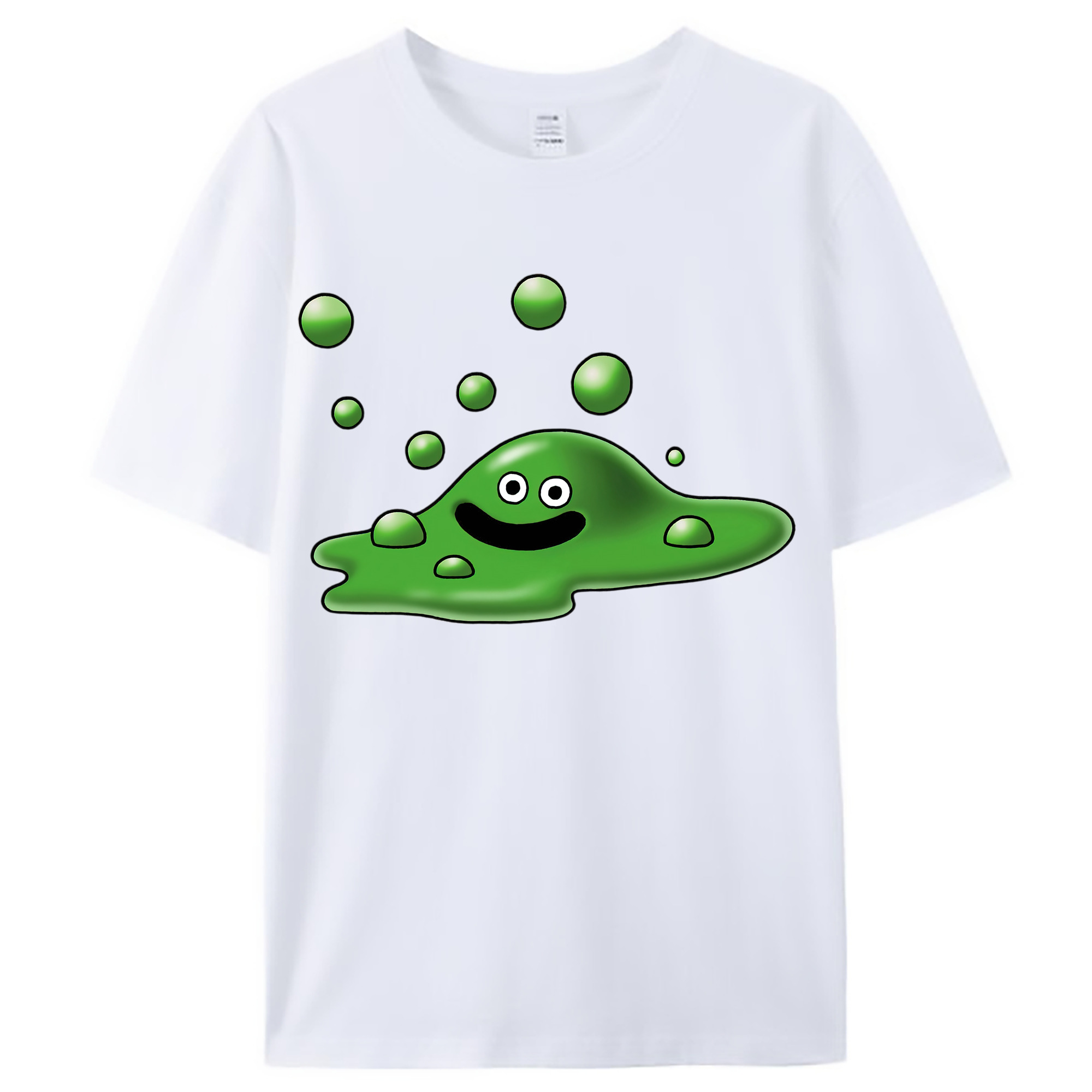 （画像用） ドラゴンクエスト Doragon Kuesuto Dragon Quest レディースカジュアルプリントTシャツ（綿100％）