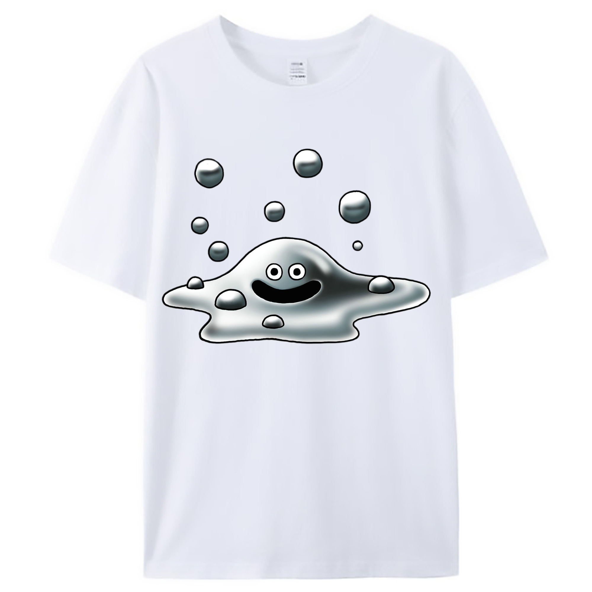 （画像用） ドラゴンクエスト Doragon Kuesuto Dragon Quest レディースカジュアルプリントTシャツ（綿100％）