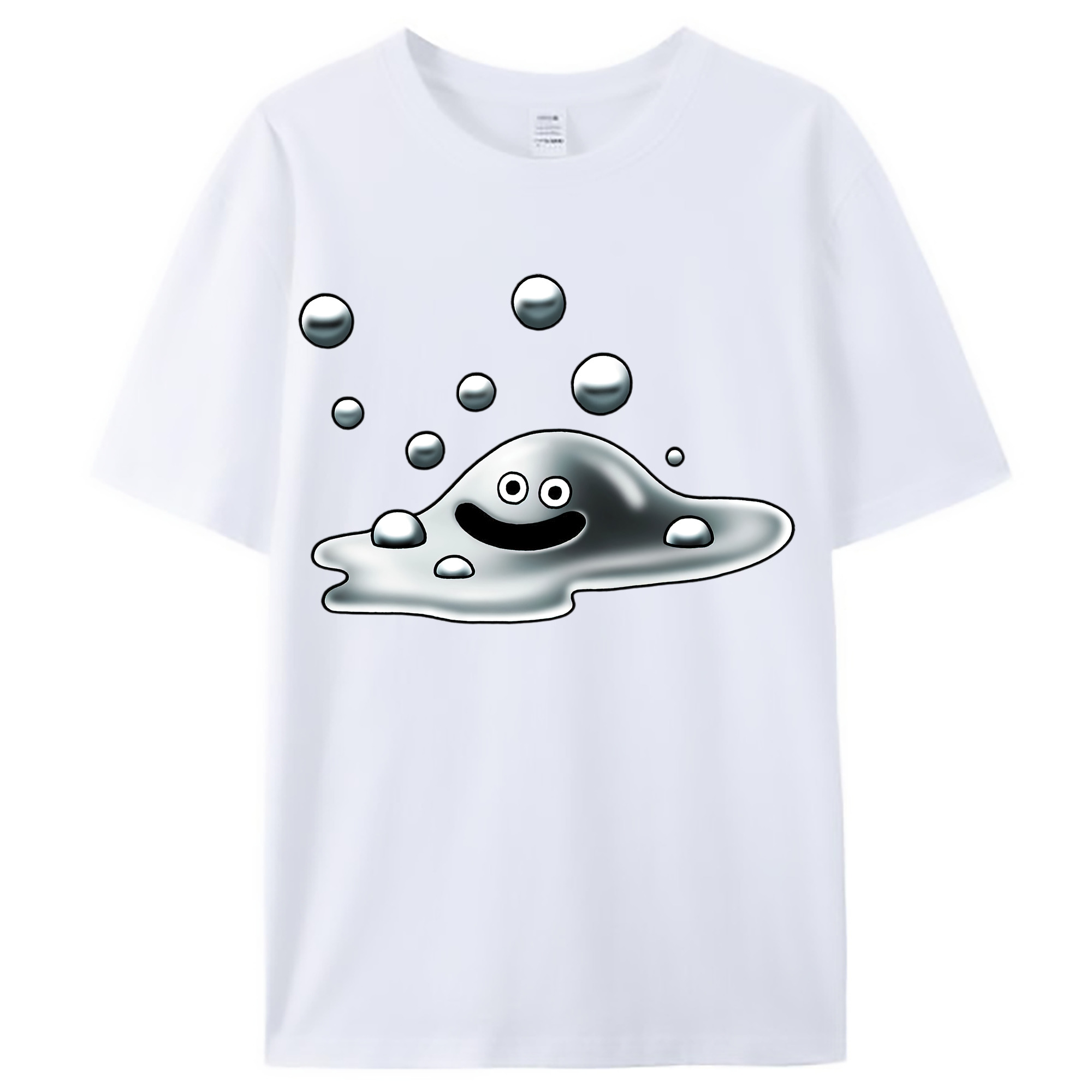 （画像用） ドラゴンクエスト Doragon Kuesuto Dragon Quest レディースカジュアルプリントTシャツ（綿100％）