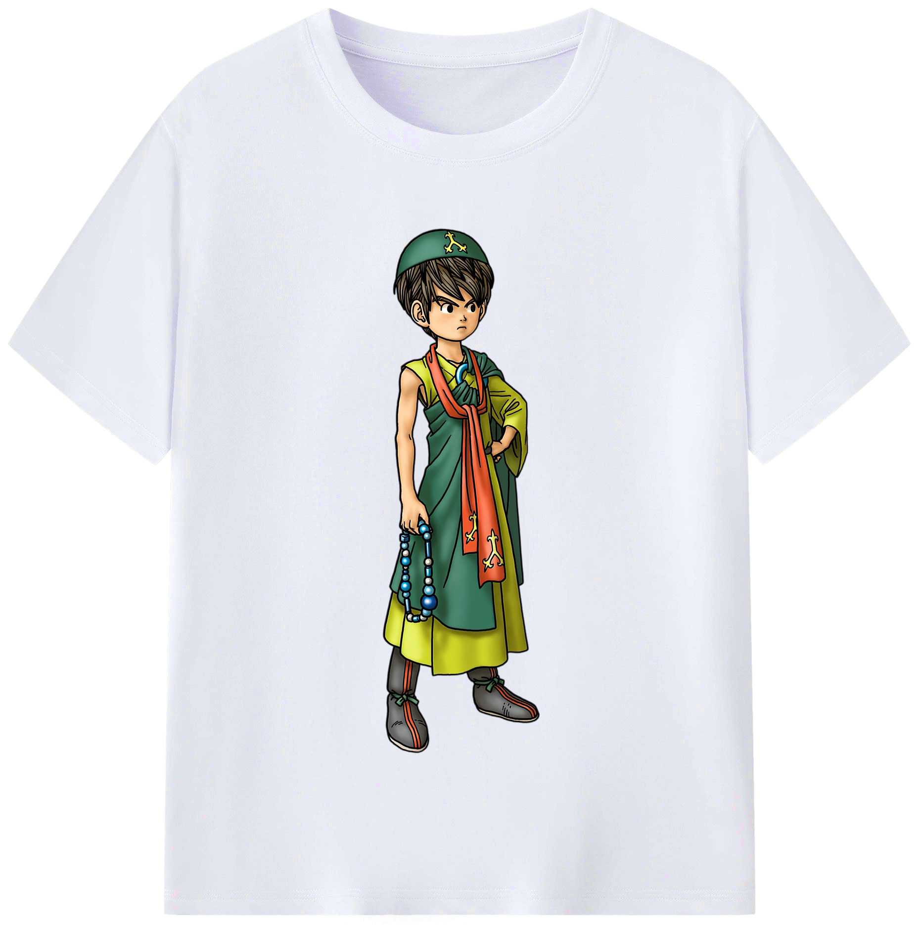 （画像用） ドラゴンクエスト Doragon Kuesuto Dragon Quest レディースカジュアルプリントTシャツ（綿100％）