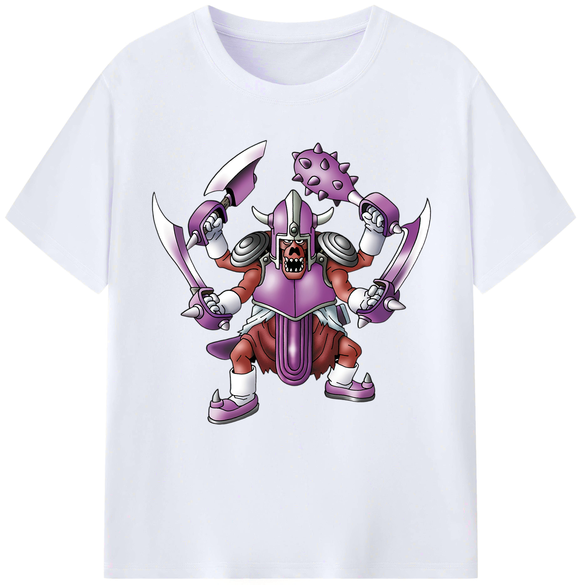 （画像用） ドラゴンクエスト Doragon Kuesuto Dragon Quest レディースカジュアルプリントTシャツ（綿100％）