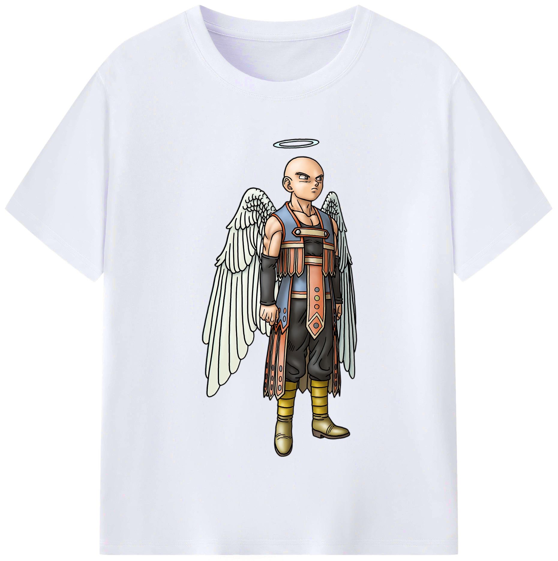 （画像用） ドラゴンクエスト Doragon Kuesuto Dragon Quest レディースカジュアルプリントTシャツ（綿100％）