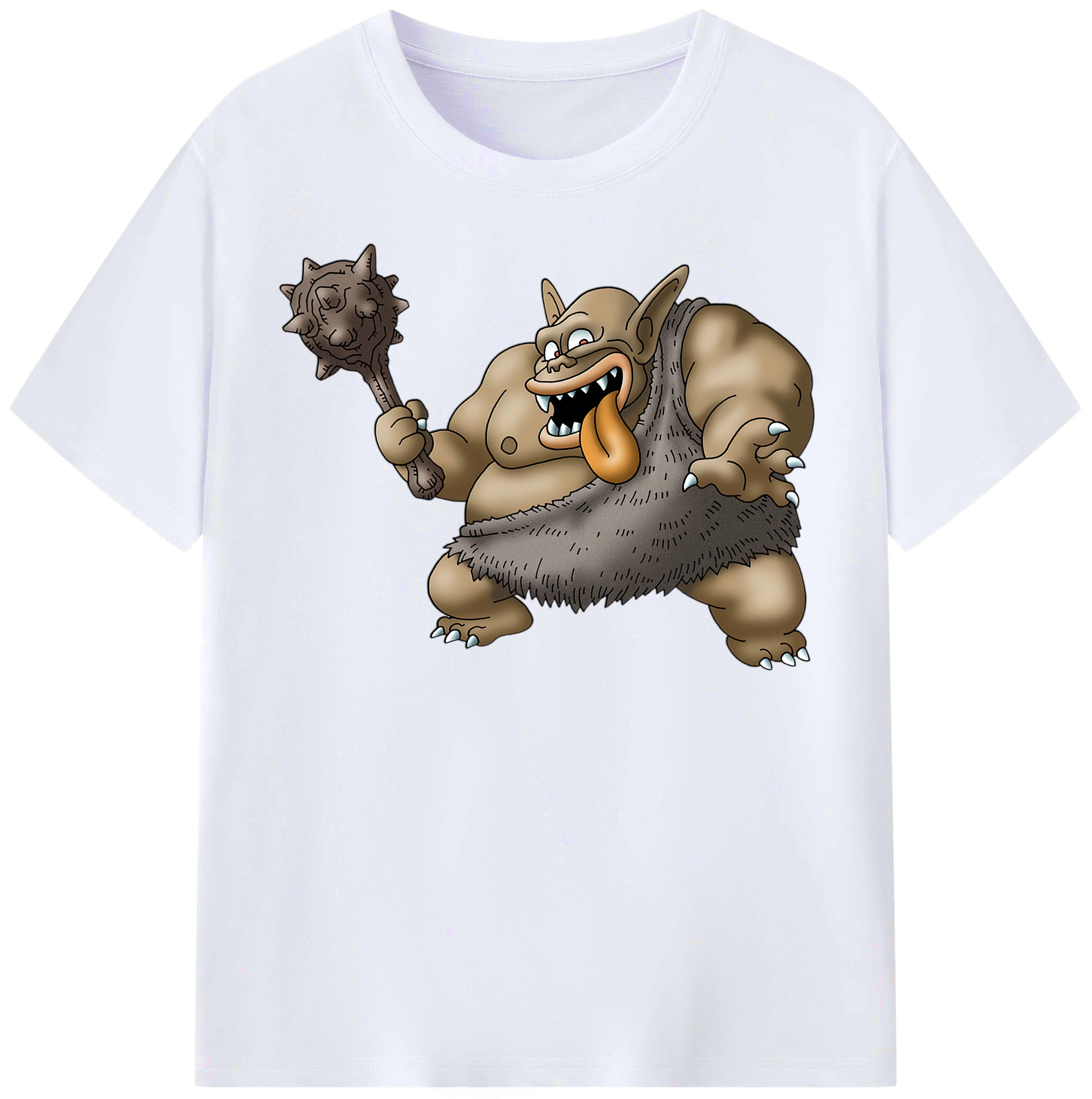 （画像用） ドラゴンクエスト Doragon Kuesuto Dragon Quest レディースカジュアルプリントTシャツ（綿100％）