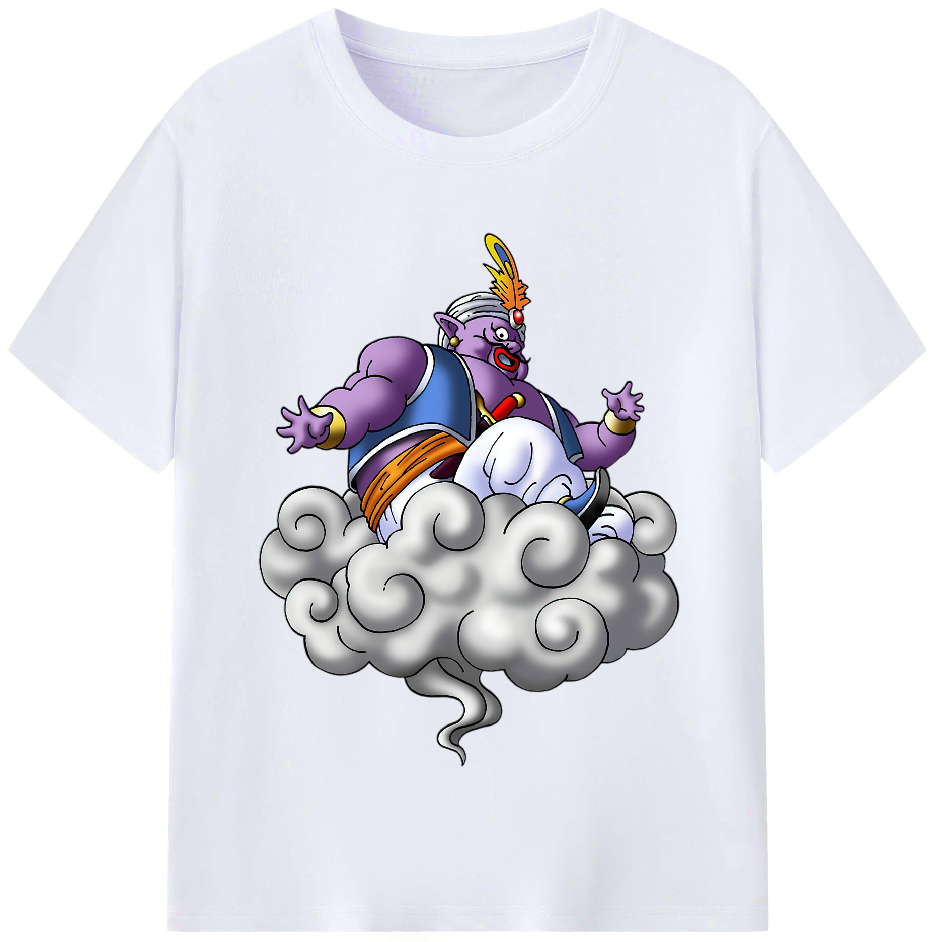 （画像用） ドラゴンクエスト Doragon Kuesuto Dragon Quest レディースカジュアルプリントTシャツ（綿100％）