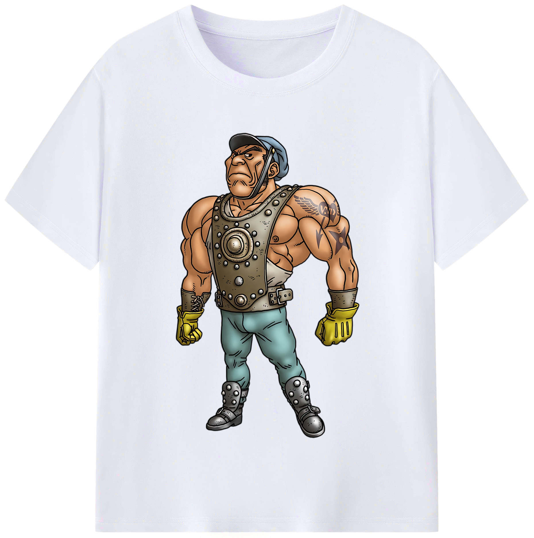（画像用） ドラゴンクエスト Doragon Kuesuto Dragon Quest レディースカジュアルプリントTシャツ（綿100％）