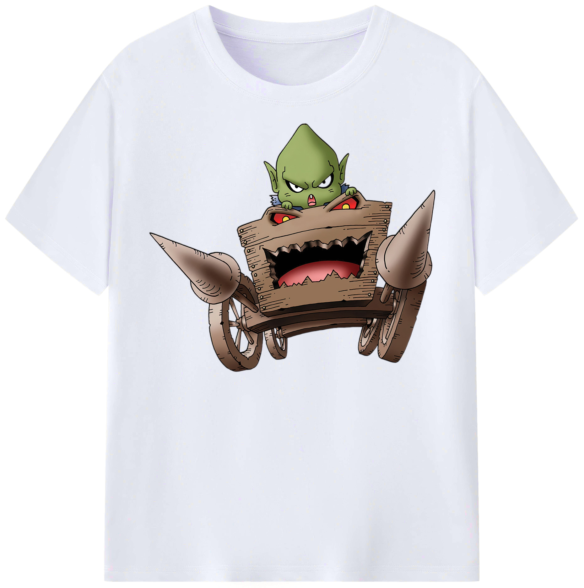 （画像用） ドラゴンクエスト Doragon Kuesuto Dragon Quest レディースカジュアルプリントTシャツ（綿100％）