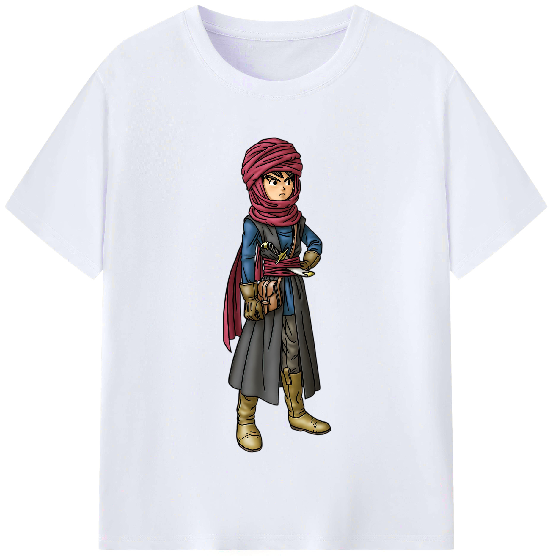 （画像用） ドラゴンクエスト Doragon Kuesuto Dragon Quest レディースカジュアルプリントTシャツ（綿100％）