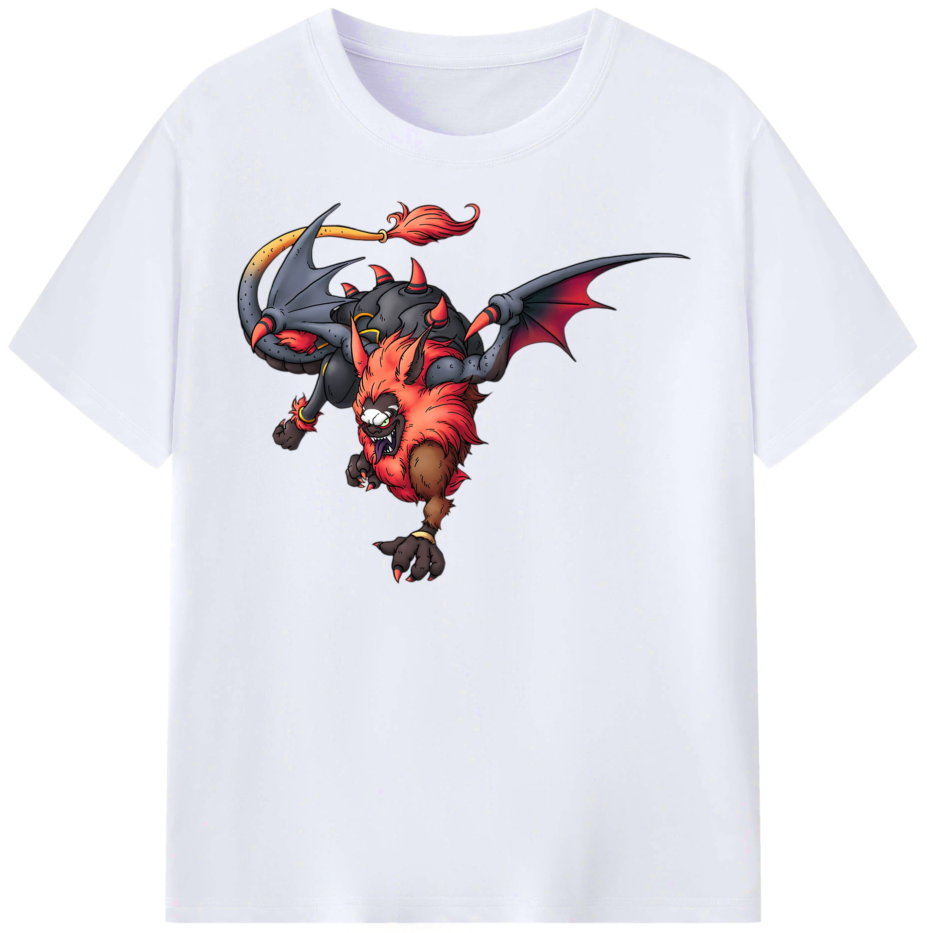 （画像用） ドラゴンクエスト Doragon Kuesuto Dragon Quest レディースカジュアルプリントTシャツ（綿100％）