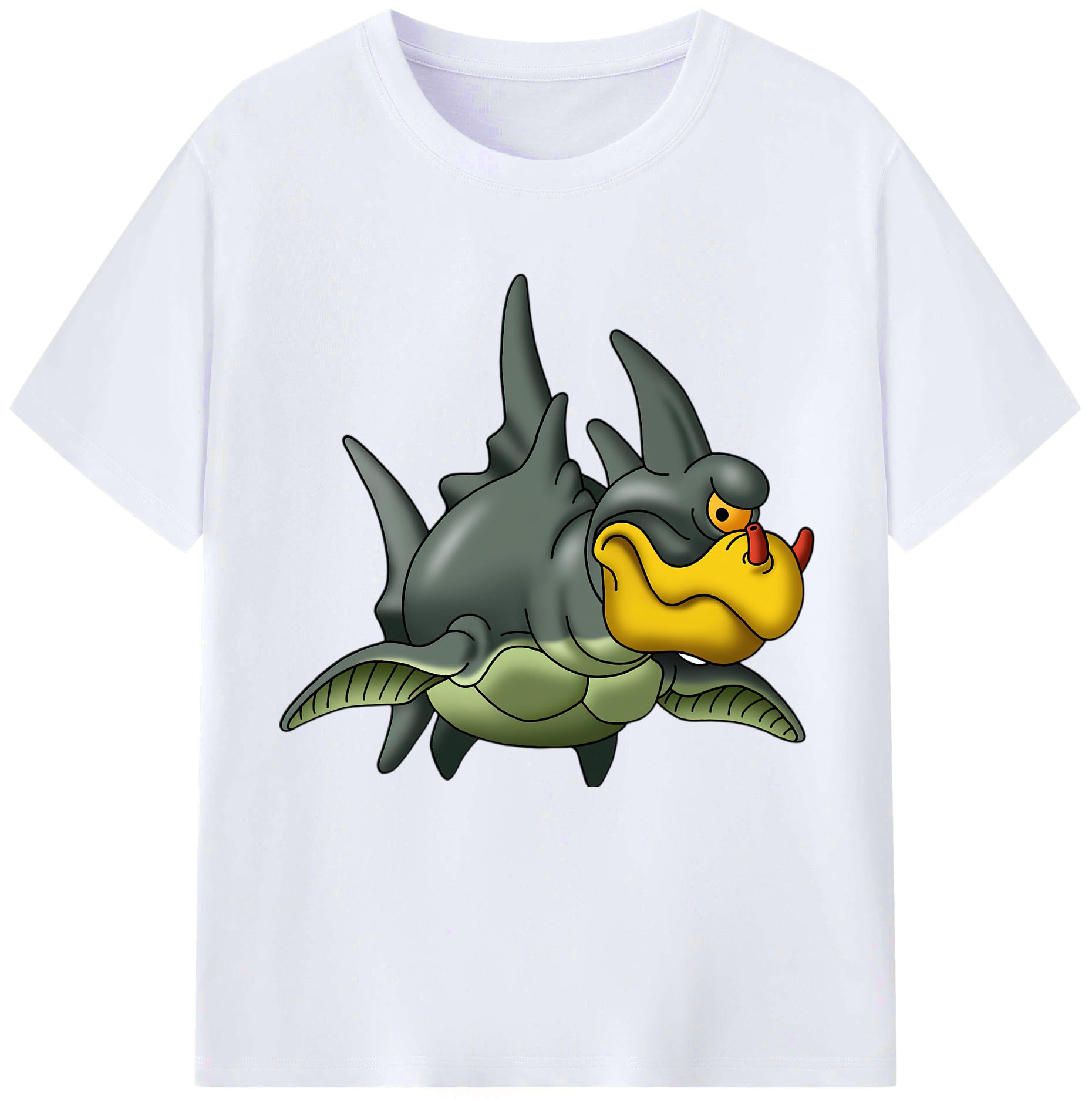 （画像用） ドラゴンクエスト Doragon Kuesuto Dragon Quest レディースカジュアルプリントTシャツ（綿100％）