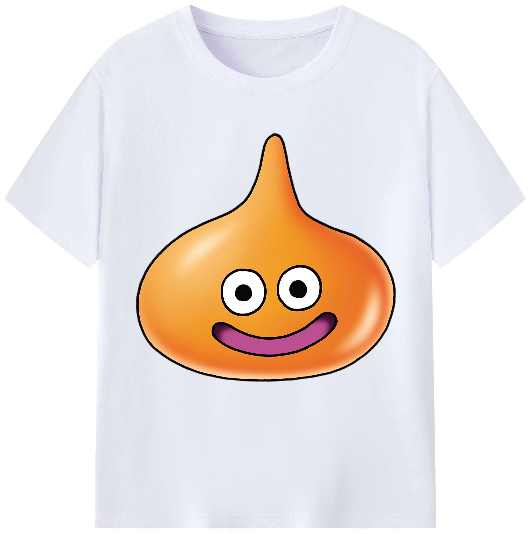（画像用） ドラゴンクエスト Doragon Kuesuto Dragon Quest レディースカジュアルプリントTシャツ（綿100％）