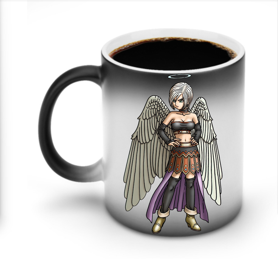 （画像用） ドラゴンクエスト Doragon Kuesuto Dragon Quest 温度変色マグカップ