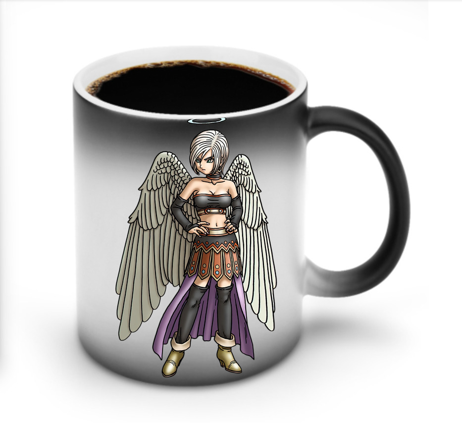 （画像用） ドラゴンクエスト Doragon Kuesuto Dragon Quest 温度変色マグカップ