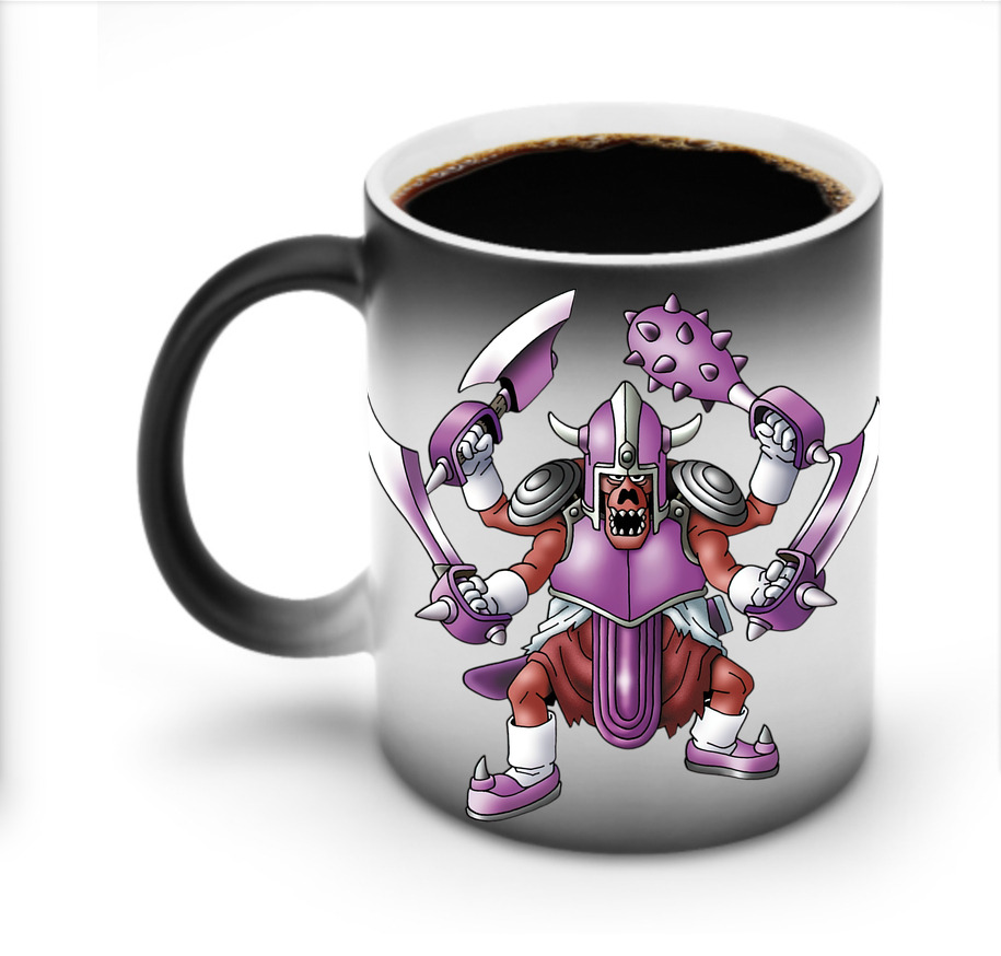 （画像用） ドラゴンクエスト Doragon Kuesuto Dragon Quest 温度変色マグカップ