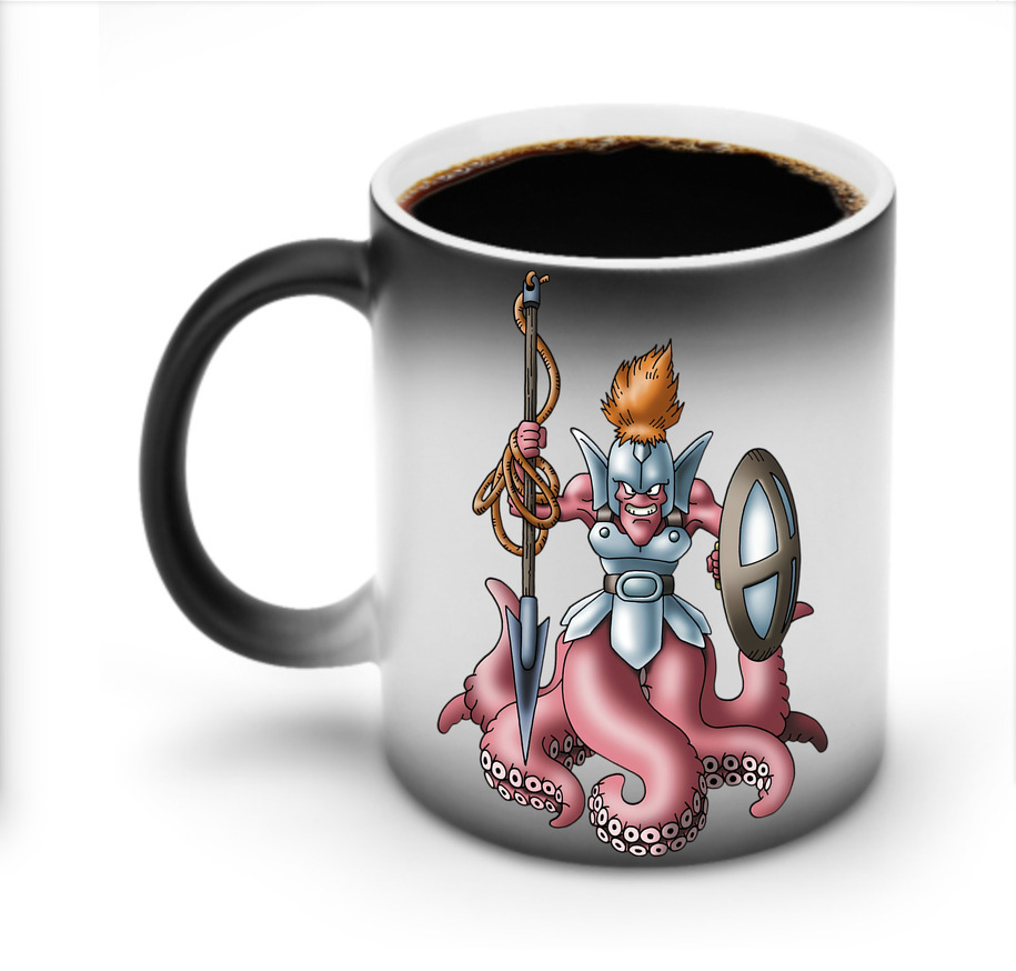 （画像用） ドラゴンクエスト Doragon Kuesuto Dragon Quest 温度変色マグカップ