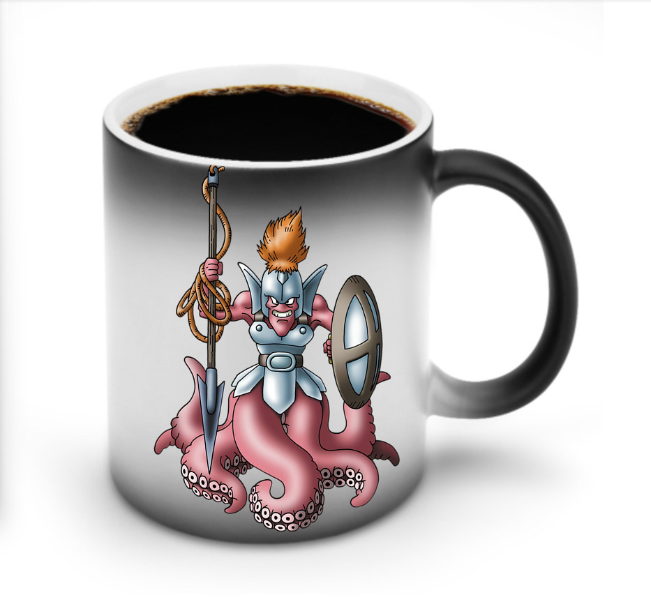 （画像用） ドラゴンクエスト Doragon Kuesuto Dragon Quest 温度変色マグカップ