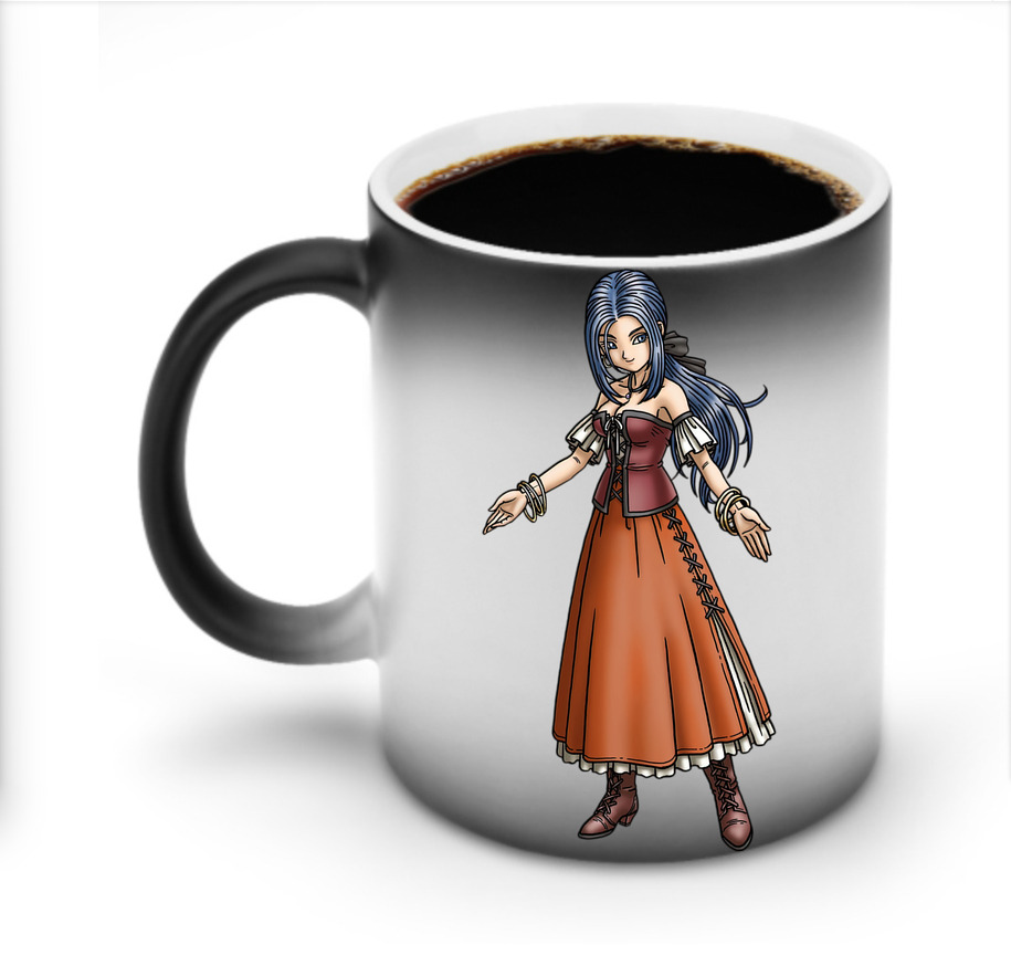 （画像用） ドラゴンクエスト Doragon Kuesuto Dragon Quest 温度変色マグカップ