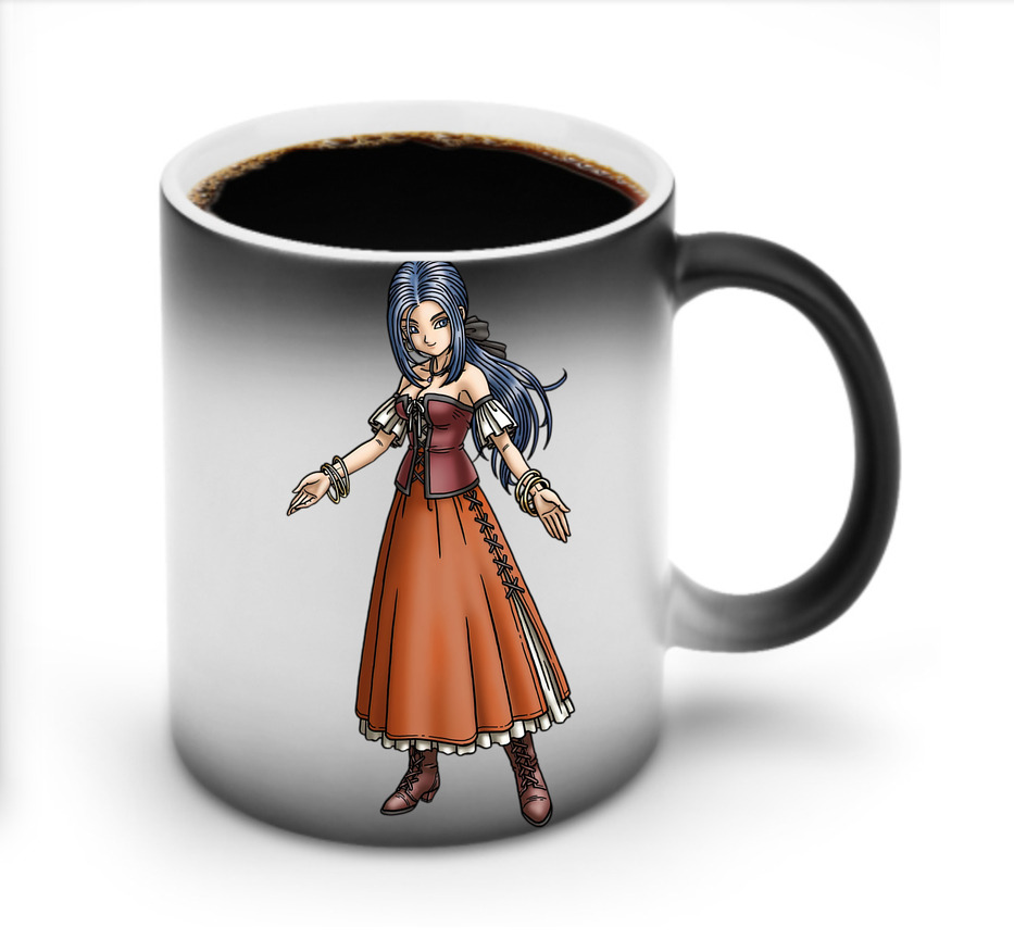 （画像用） ドラゴンクエスト Doragon Kuesuto Dragon Quest 温度変色マグカップ