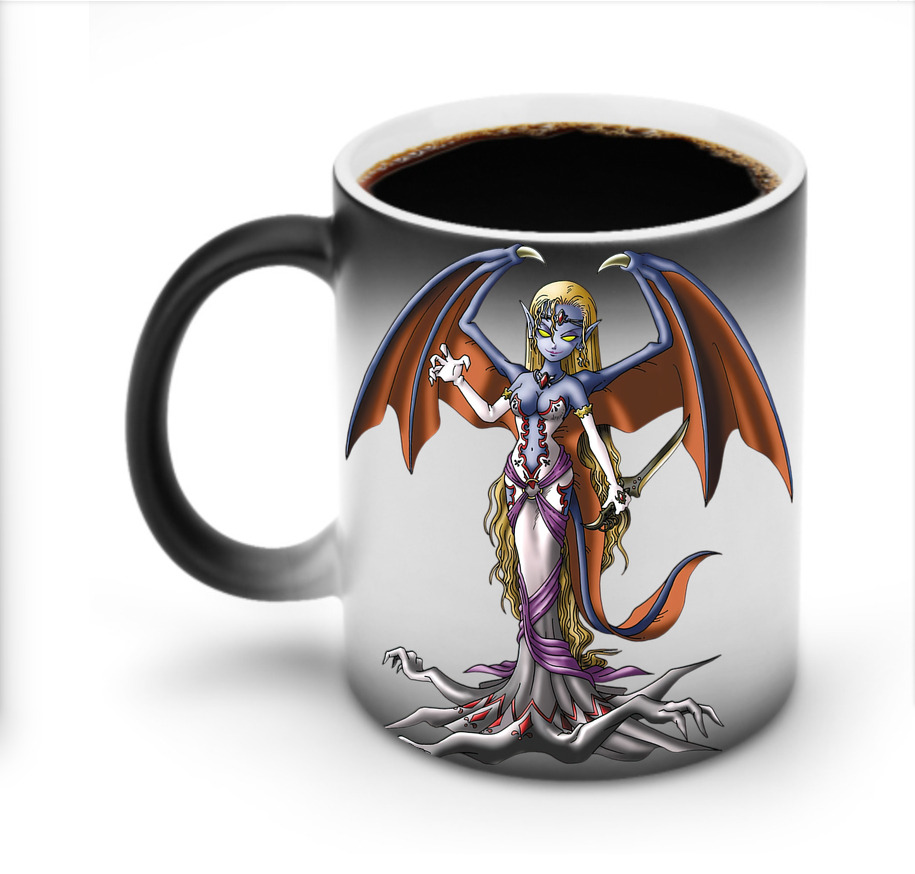 （画像用） ドラゴンクエスト Doragon Kuesuto Dragon Quest 温度変色マグカップ