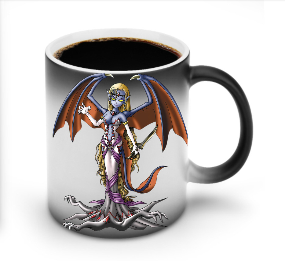 （画像用） ドラゴンクエスト Doragon Kuesuto Dragon Quest 温度変色マグカップ